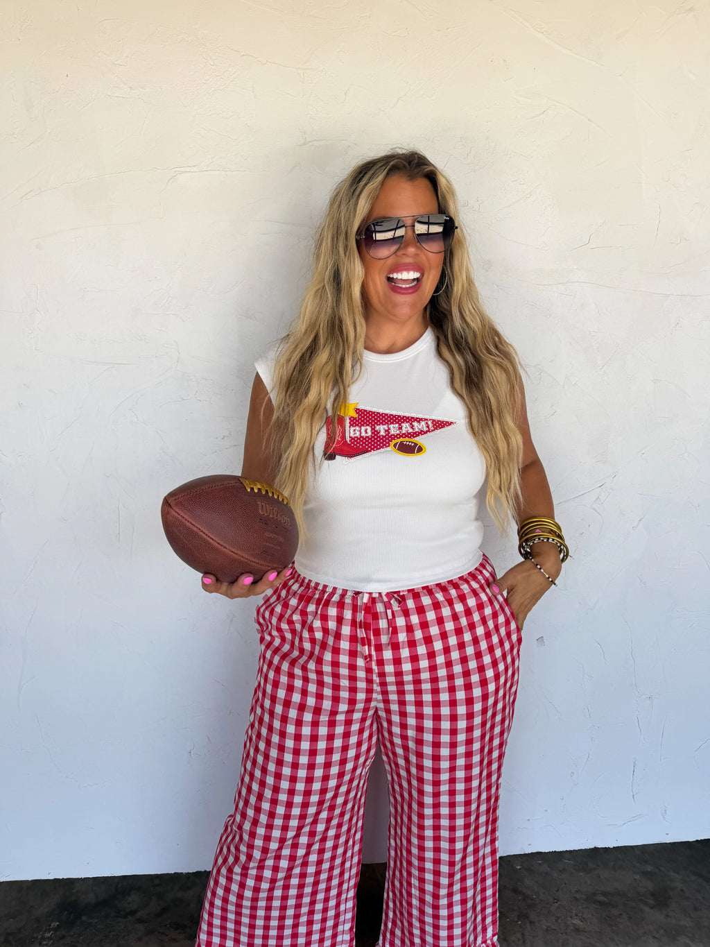 PREORDER: Dixie Gingham Ruffle by Blakeley (ETA: August)