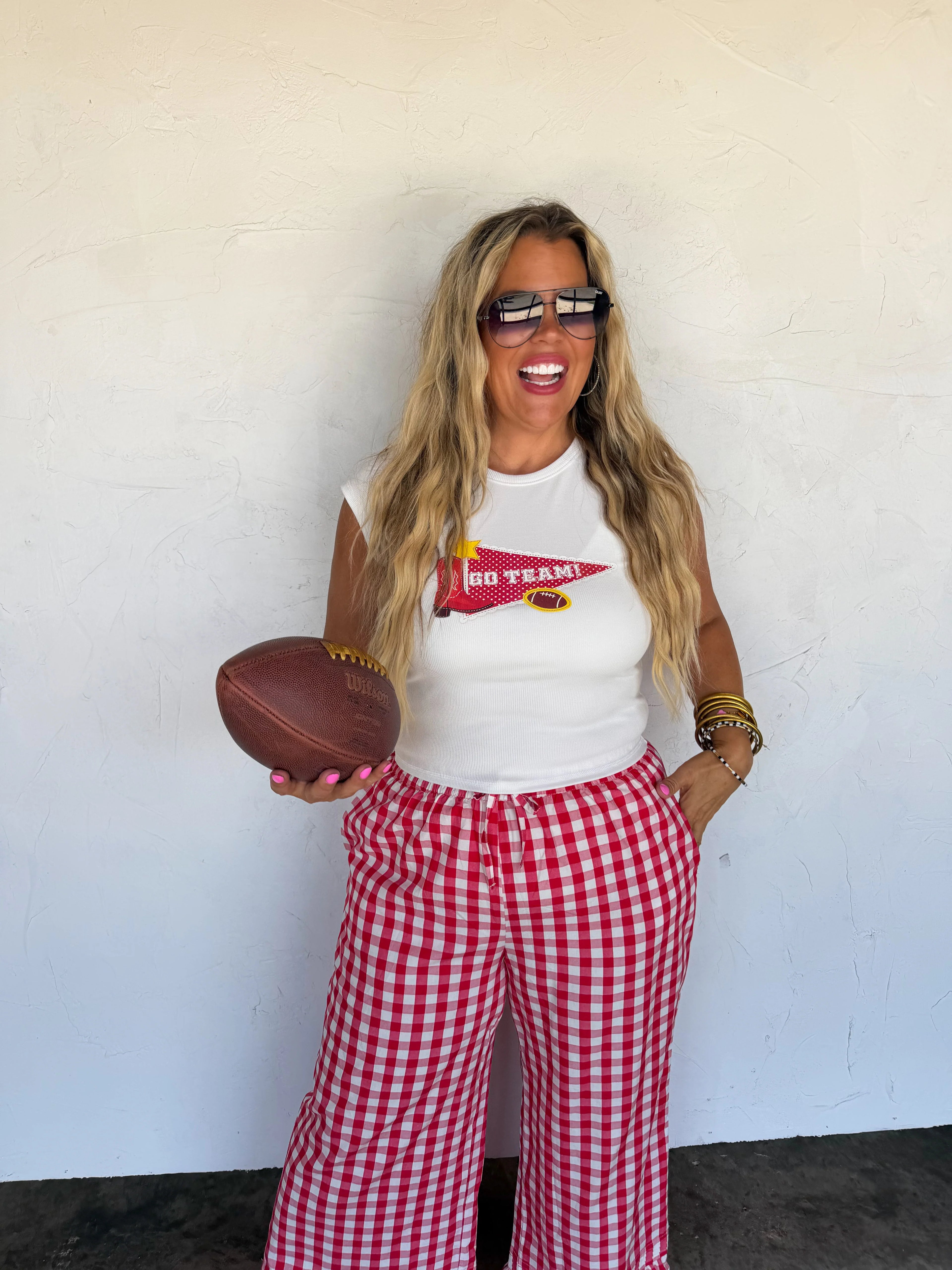 PREORDER: Dixie Gingham Ruffle by Blakeley (ETA: August)