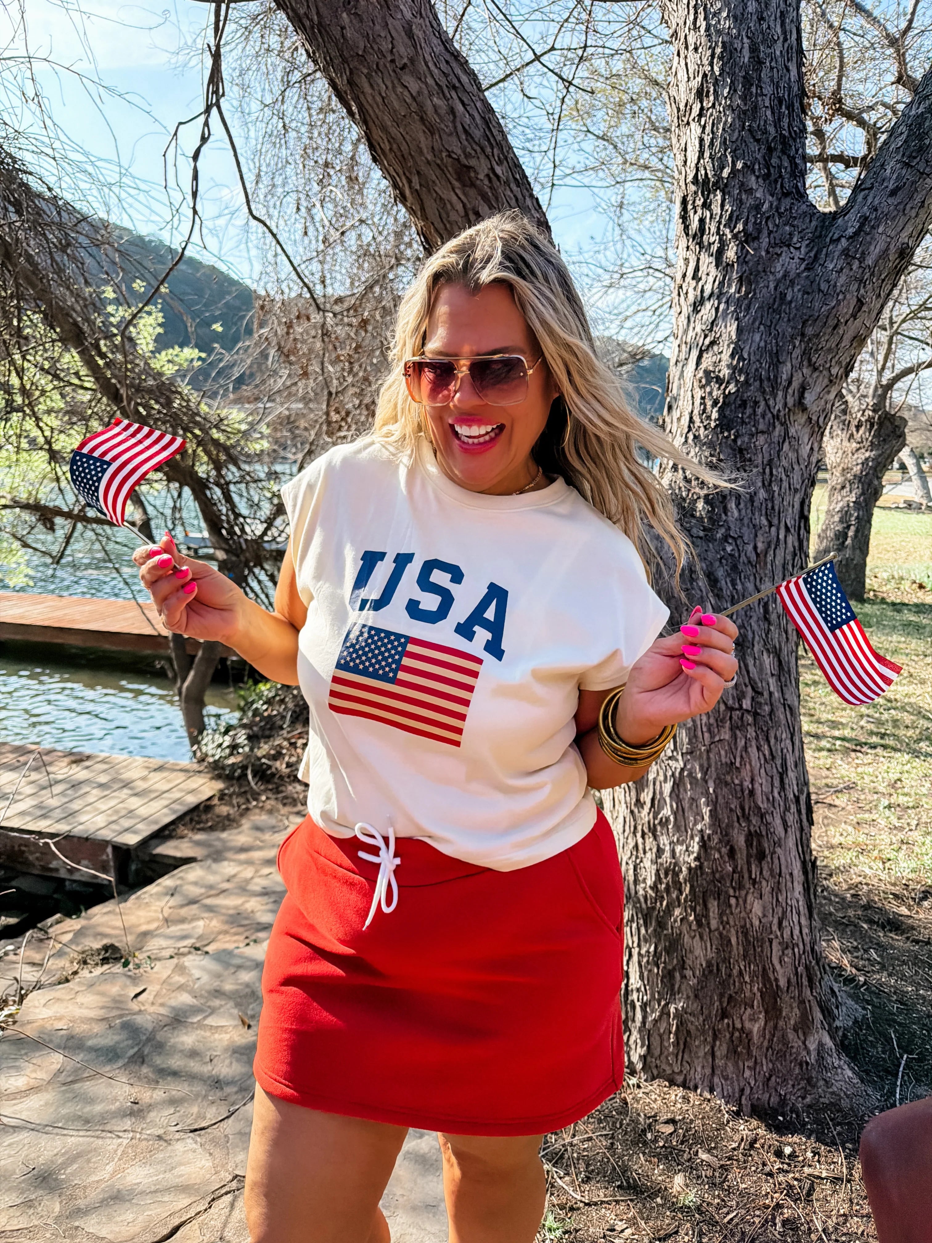 PREORDER: Liberty USA Tee by Blakeley (ETA: May) - BFF Here