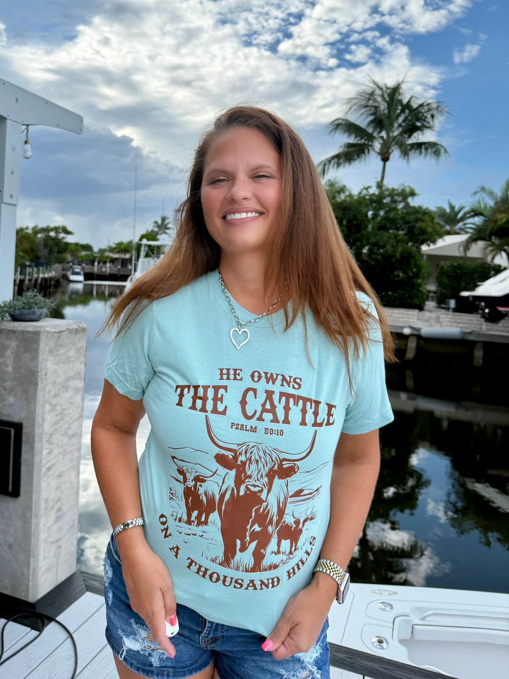 He Owns the Cattle Tee - BFF Here