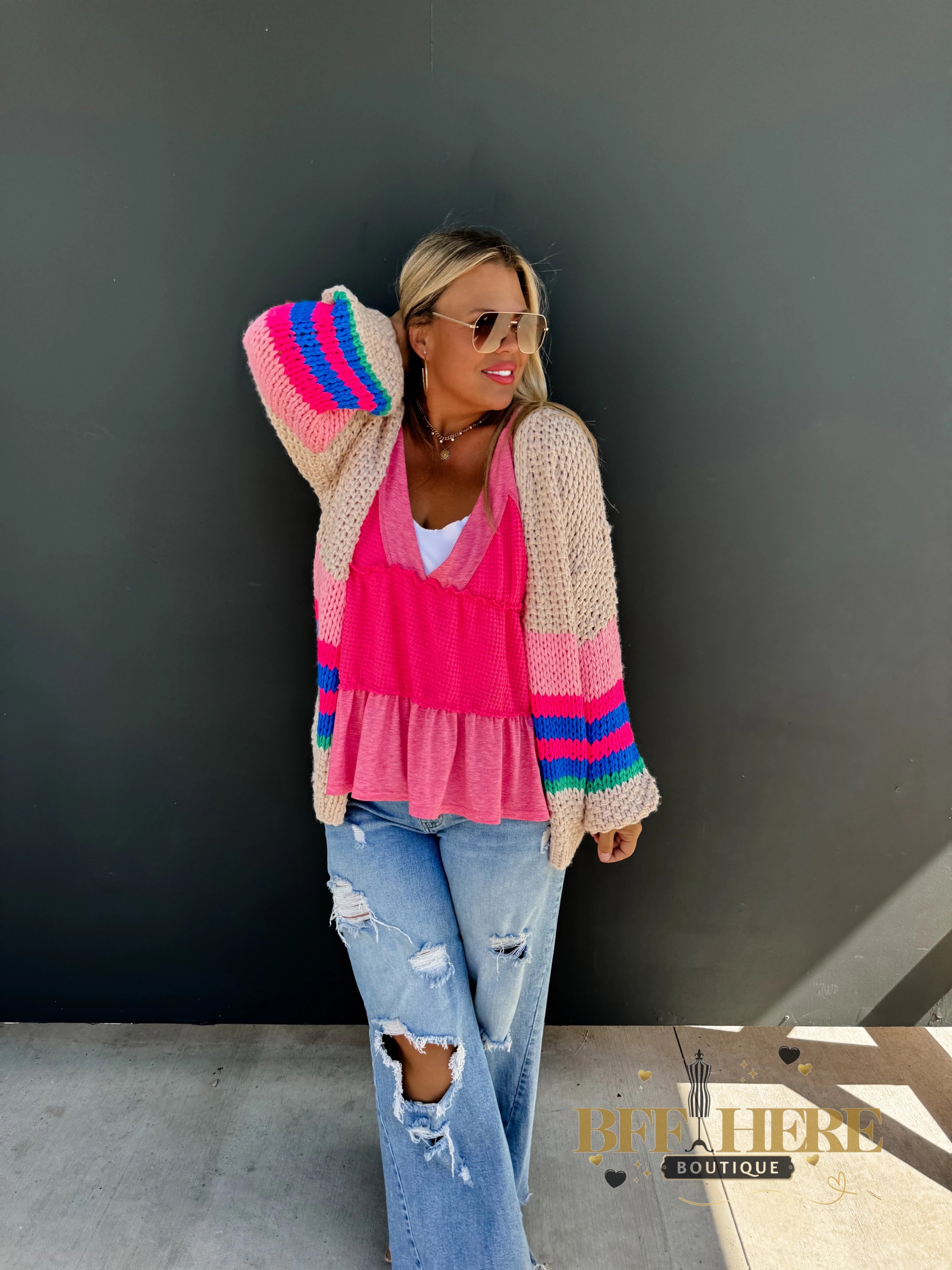 Charlotte Knit Cardigan by Blakeley / Choice of Color - BFF Here