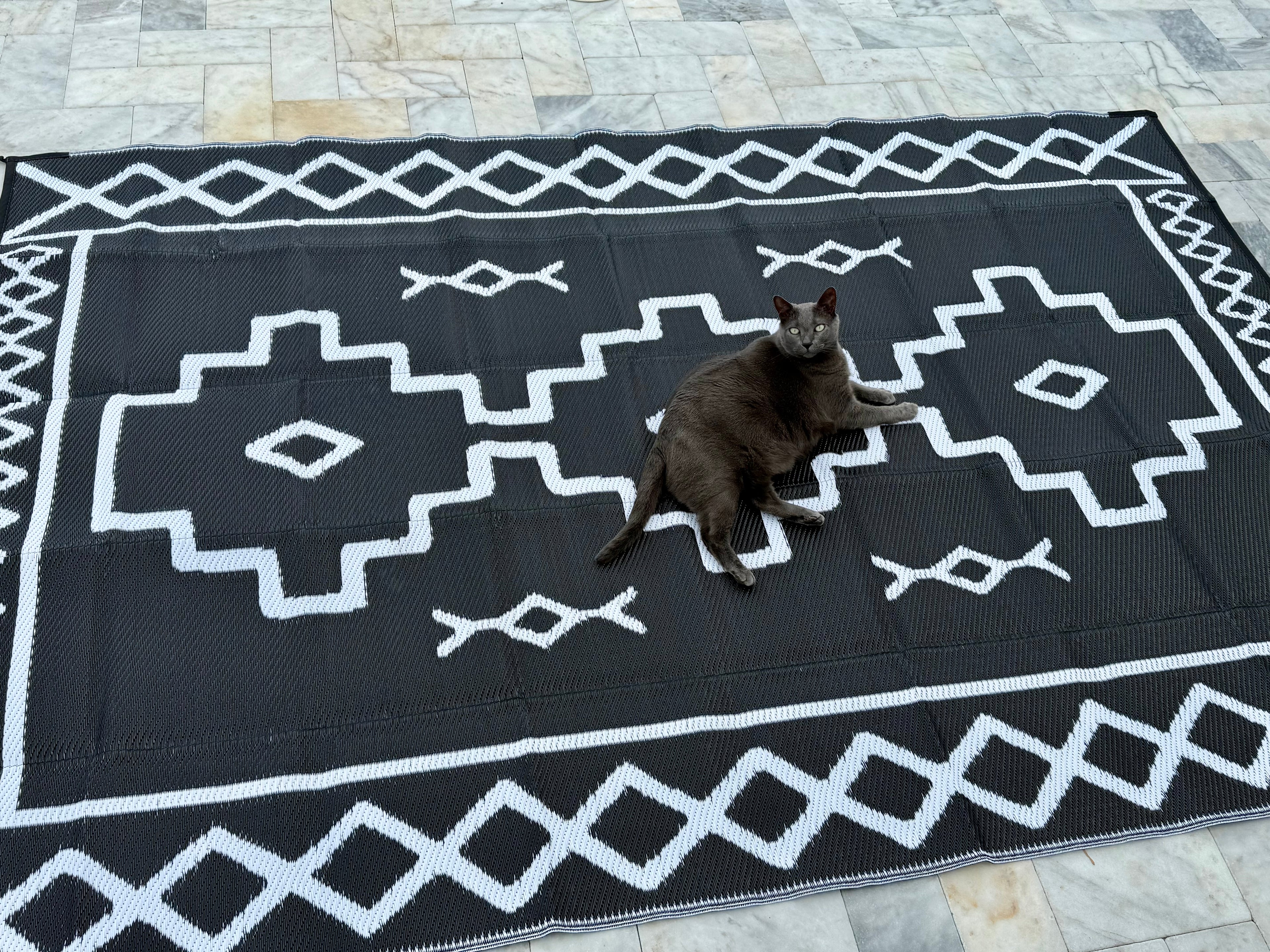 Saddle Up Style Reversible Outdoor Rug - BFF Here