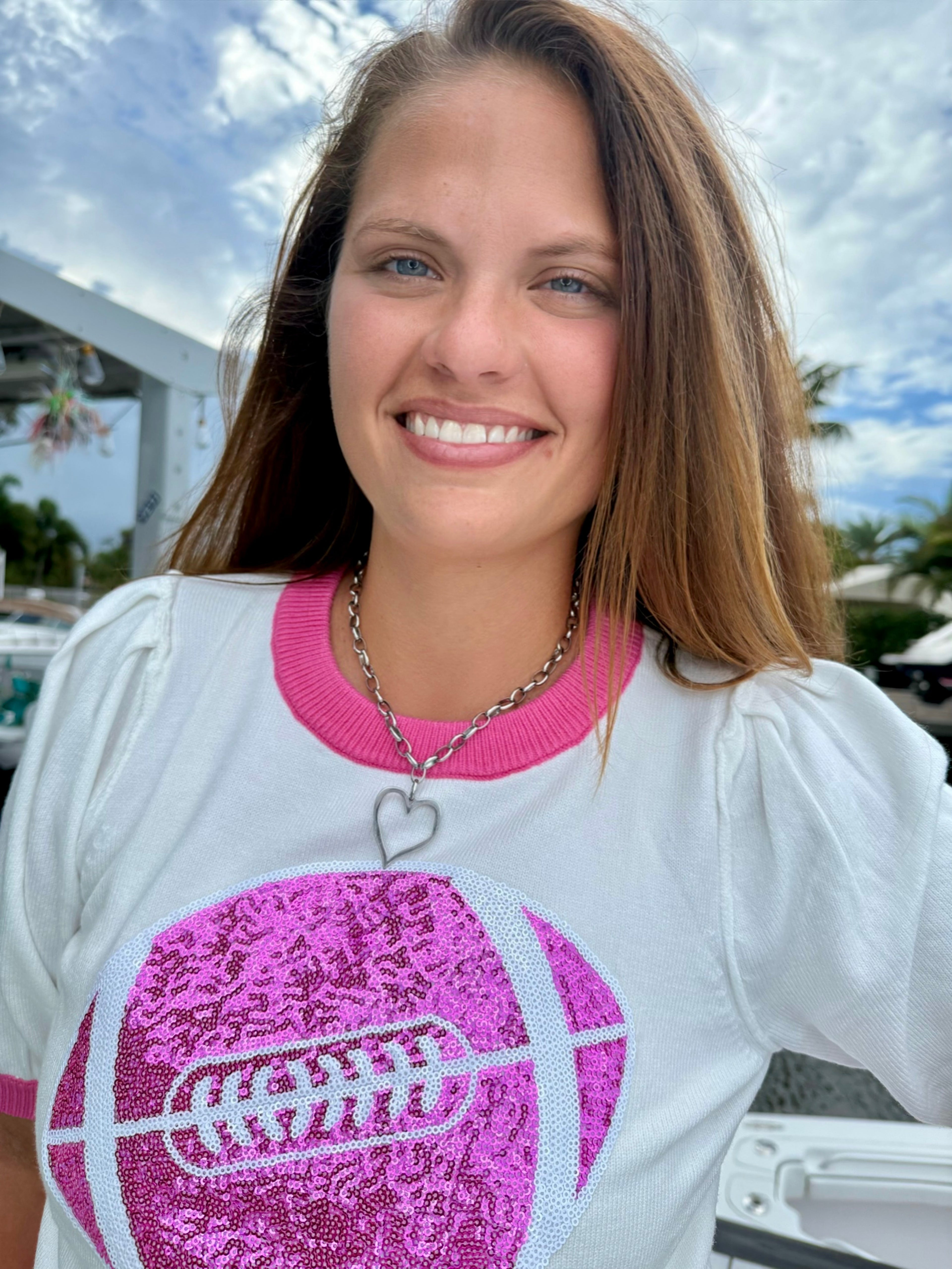 Game Day Glam Knit Top - BFF Here