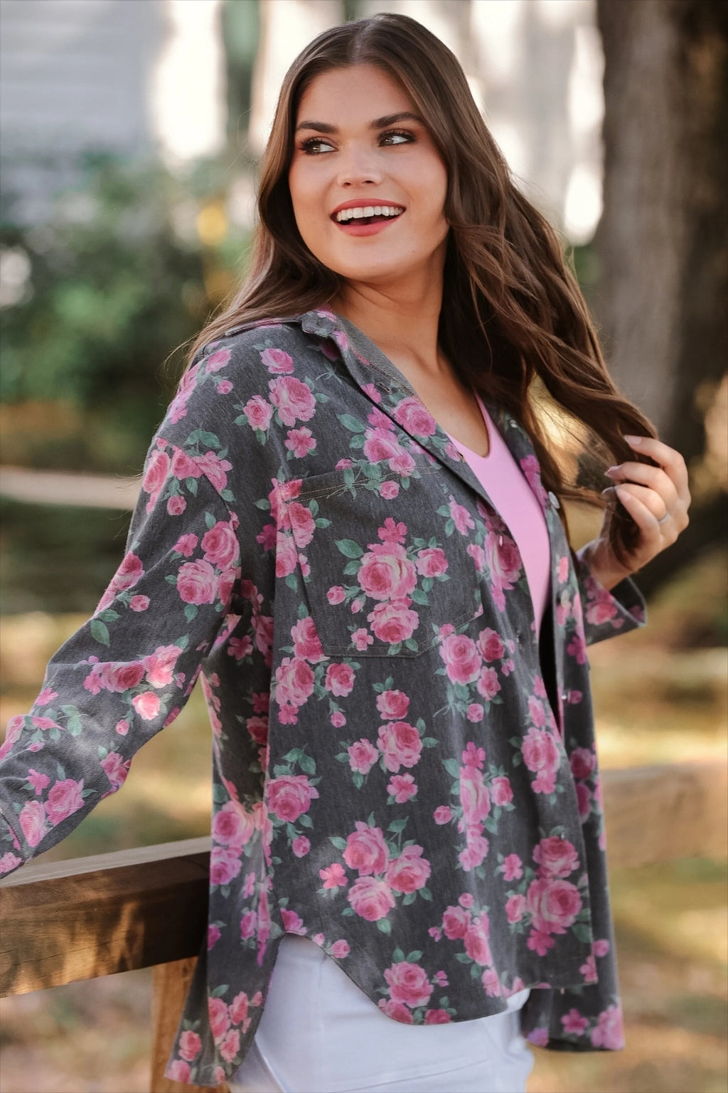 Rosie Refined Denim Shacket by Jess Lea - BFF Here