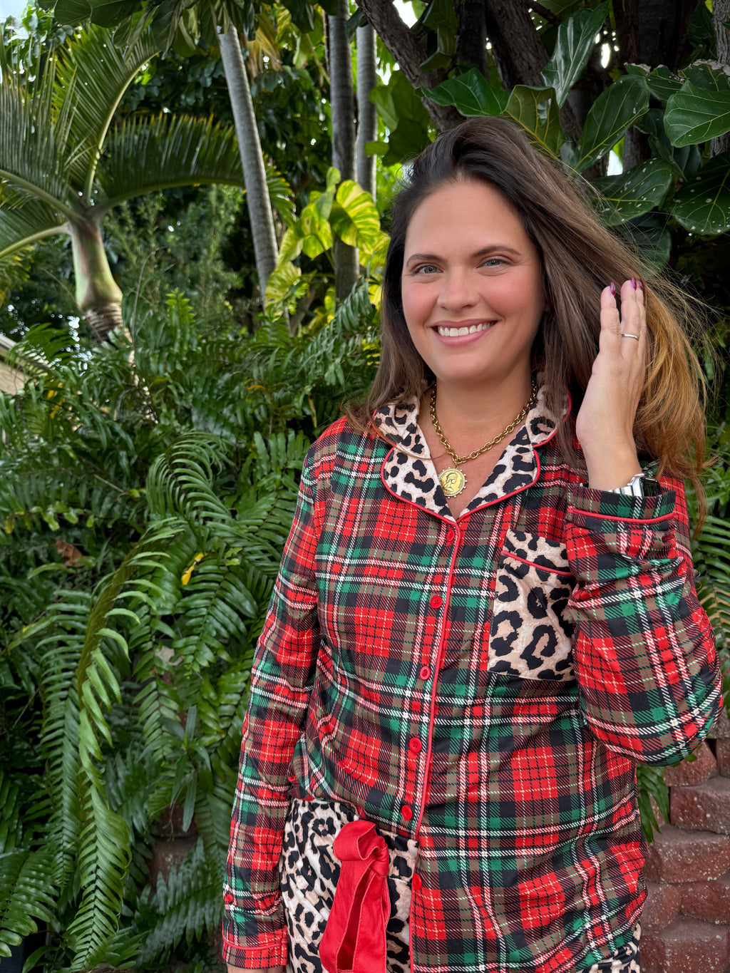 Wrapped In Safari Chic Ruffle Pajama Set by Jess Lea - BFF Here