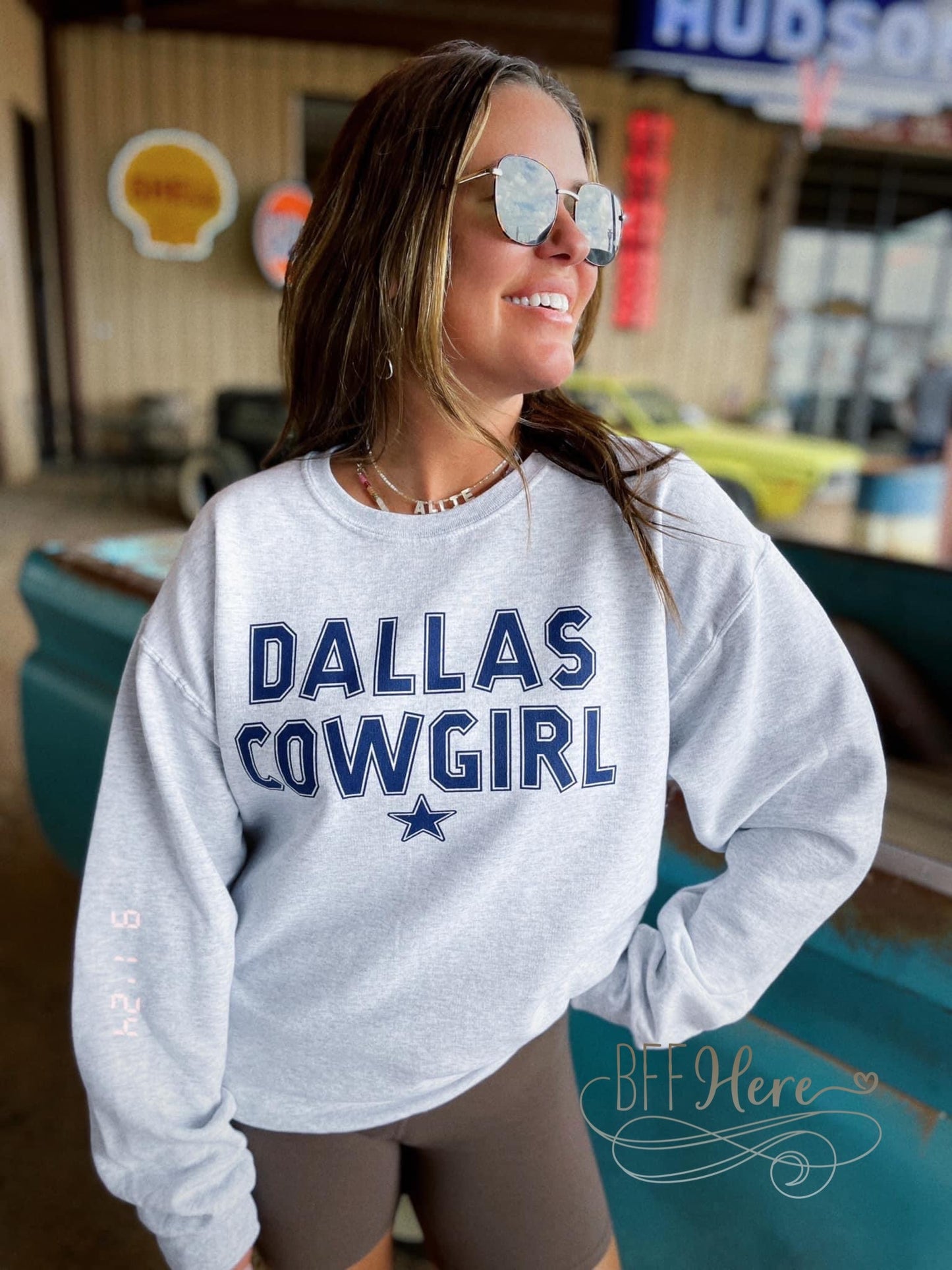 Dallas Cowgirl Game Day Sweatshirt - BFF Here