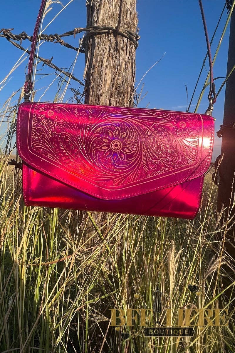 Metallic Punch Clutch by Sterling Kreek - BFF Here