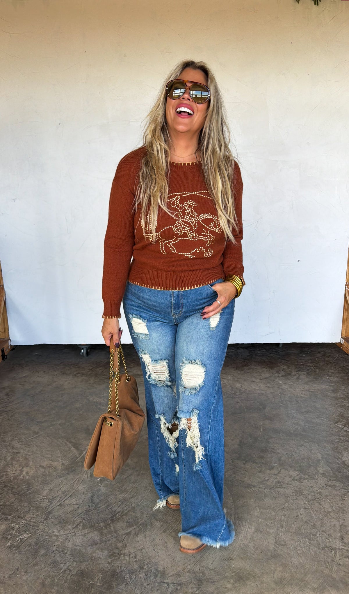 PREORDER: Rodeo Romance Sweater by Blakeley (ETA: December) - BFF Here