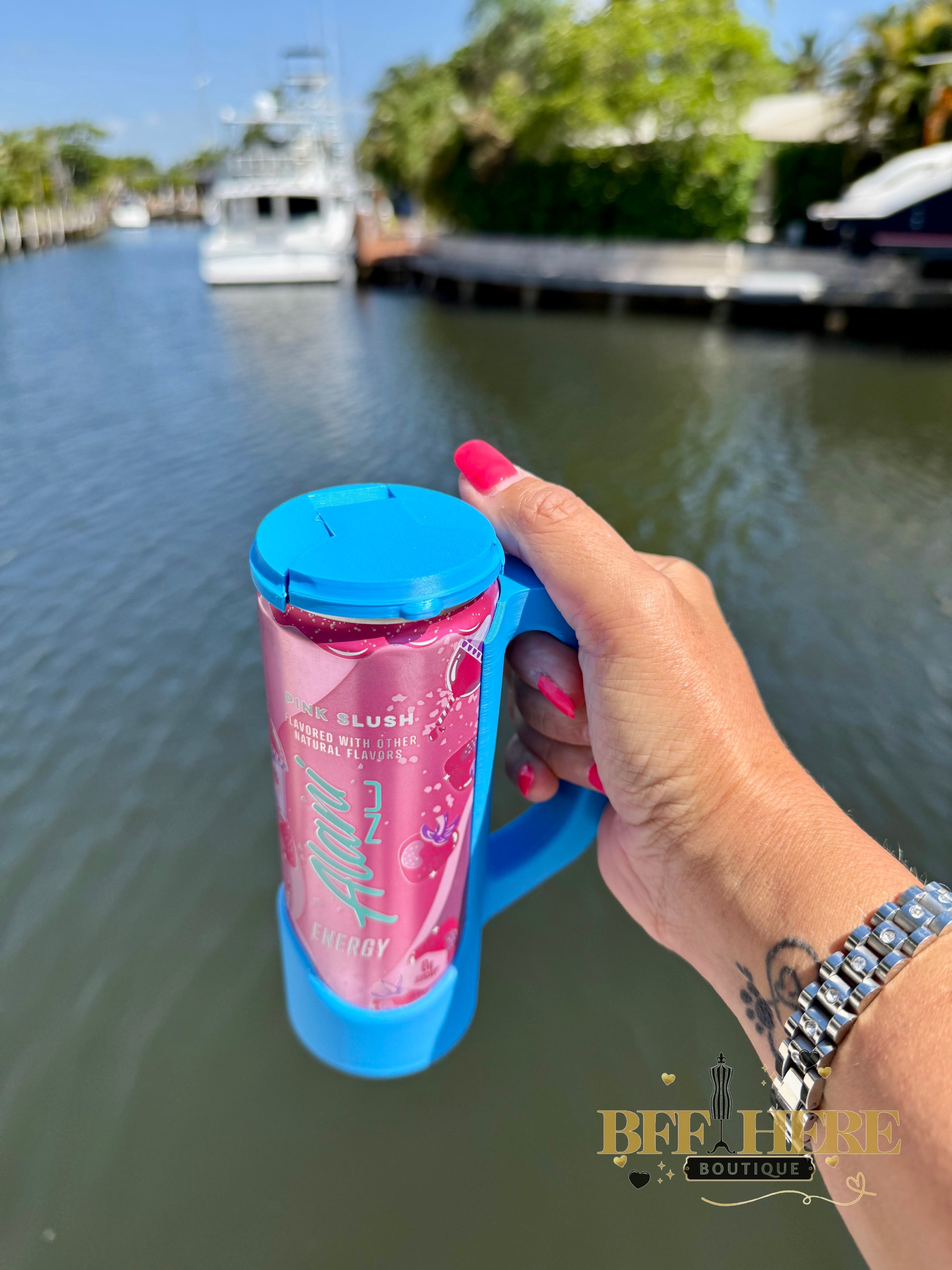 Sip & Chill Skinny Can Lid / Choice of Color - BFF Here