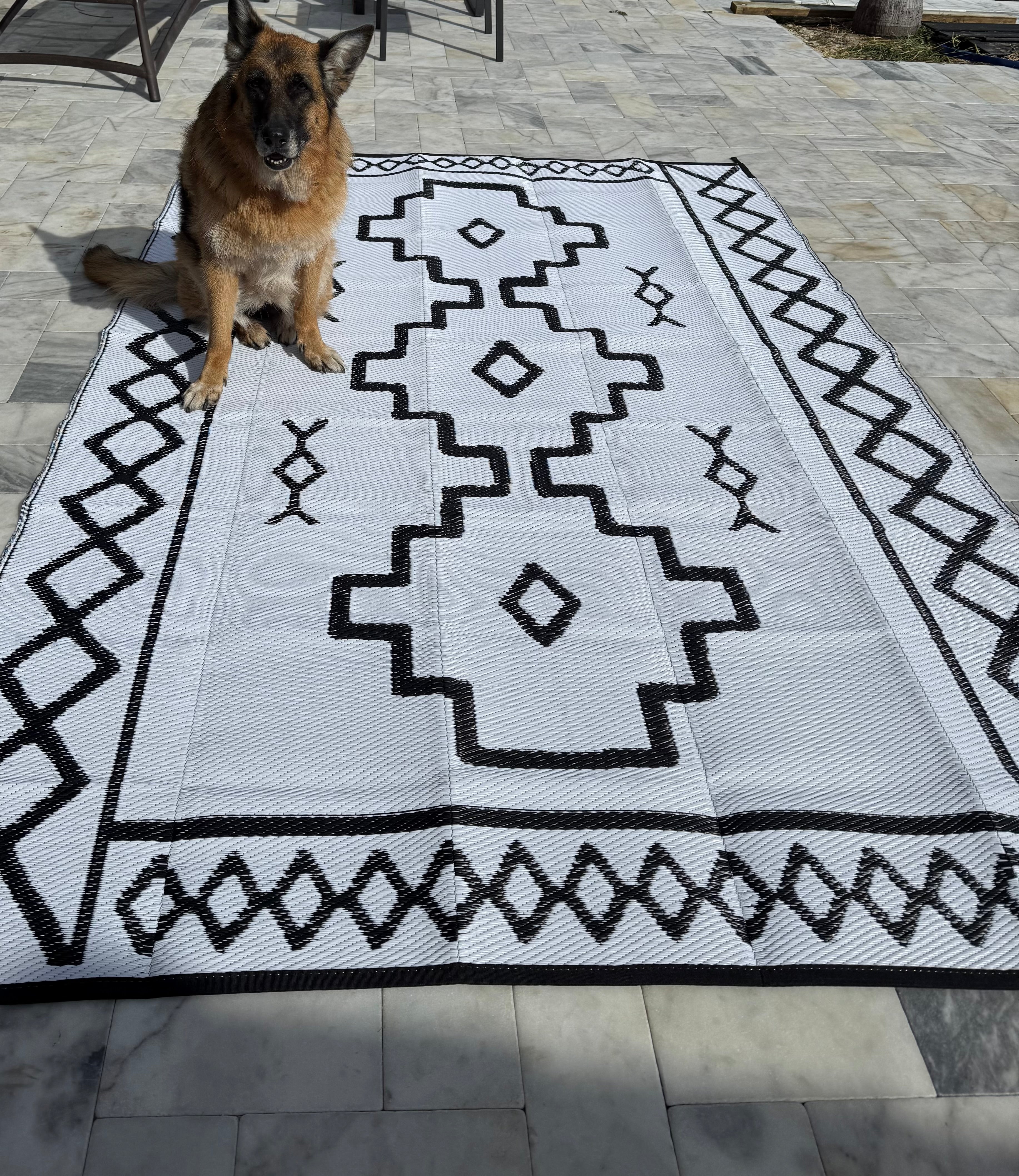 Saddle Up Style Reversible Outdoor Rug - BFF Here