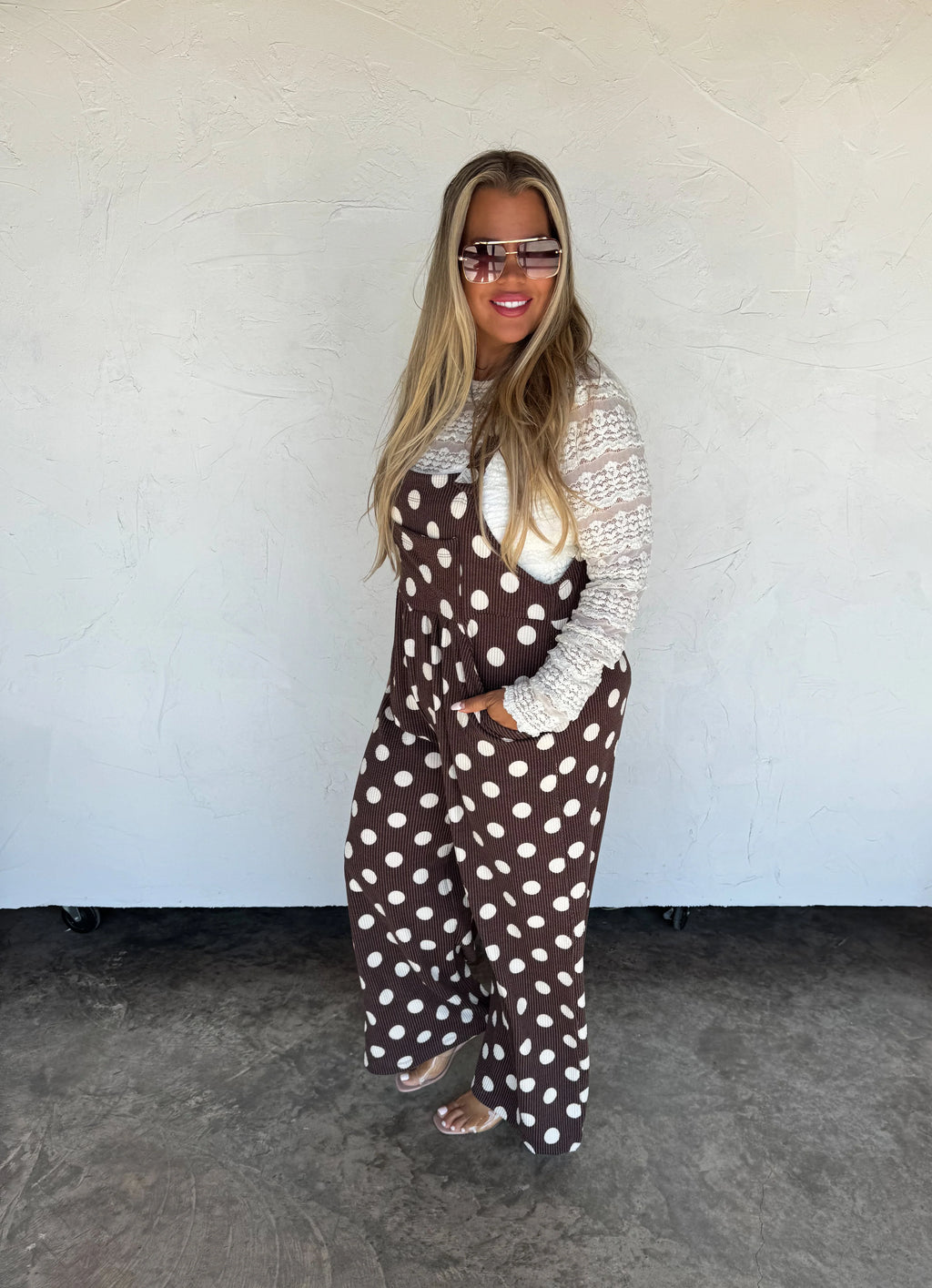 PREORDER: Polka Dot Karli Boho Overalls by Blakeley (ETA: Late November) - BFF Here