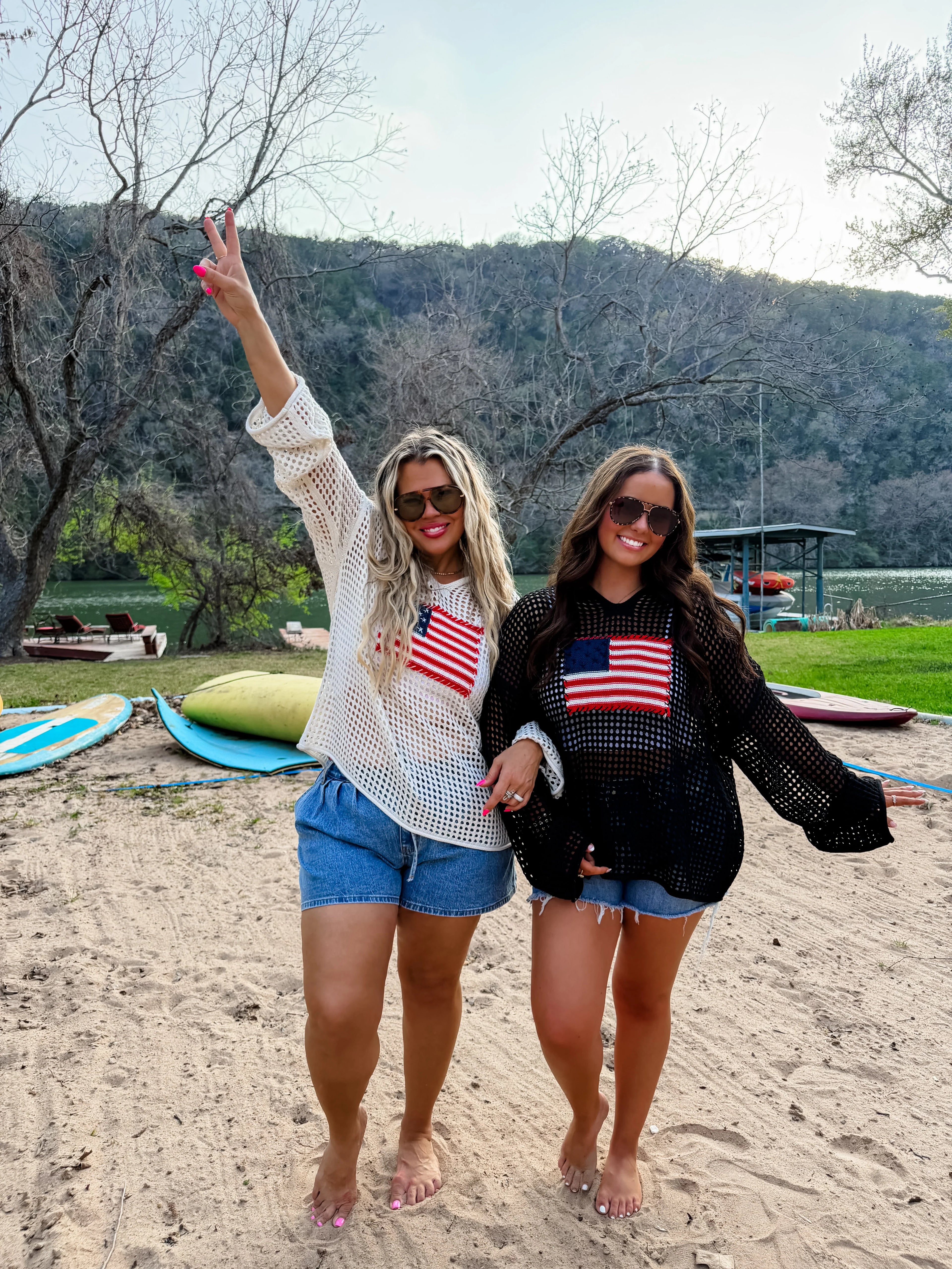 PREORDER: Freedom Flag Patch Pullover by Blakeley (ETA: May) - BFF Here