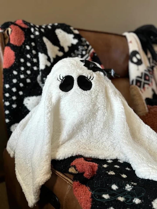 PREORDER: Boo-tiful Ghost Pillow (Ships Middle of September) - BFF Here