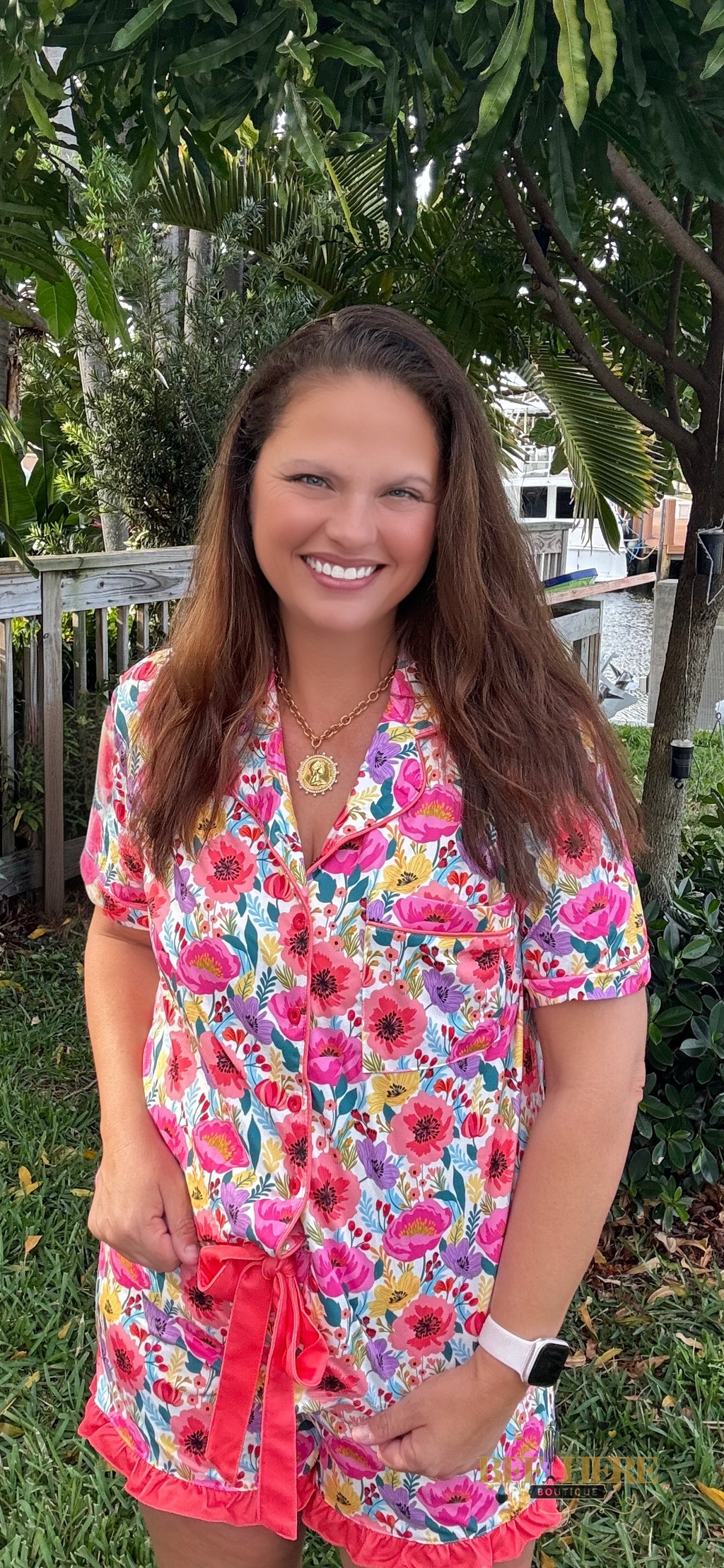 Fields of Floral Ruffle Pajama Set by Jess Lea - BFF Here