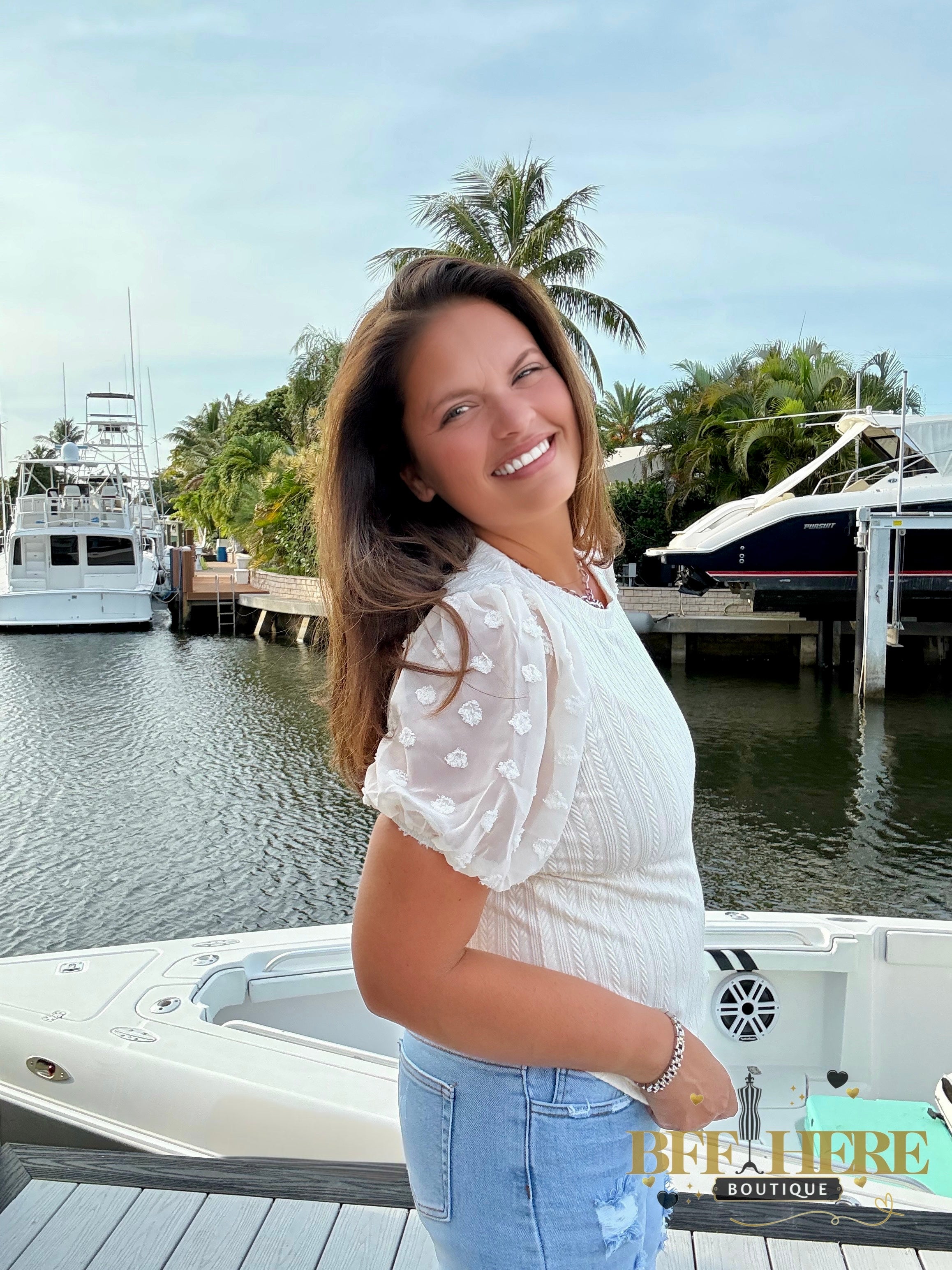 Prairie Bloom Puff Sleeve Top - BFF Here