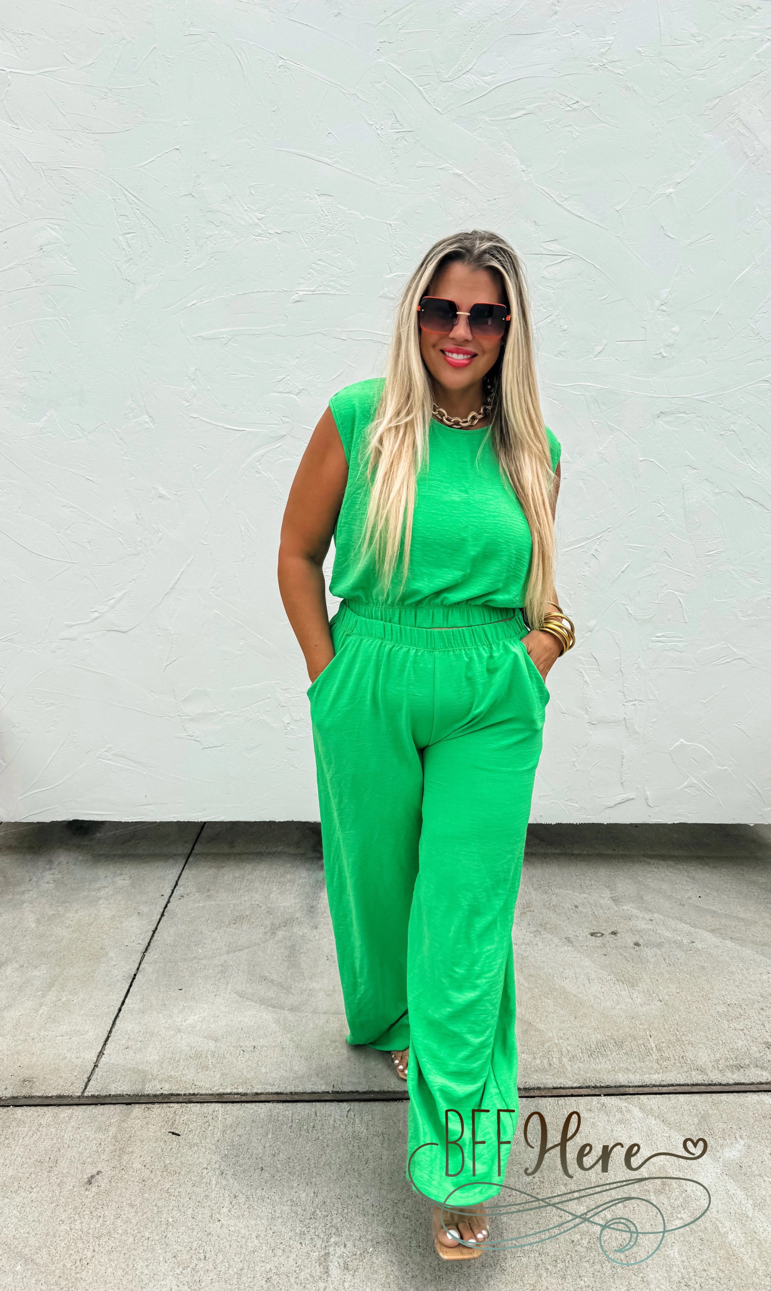 Jessica Pant Set by Blakeley / Choice of Color - BFF Here