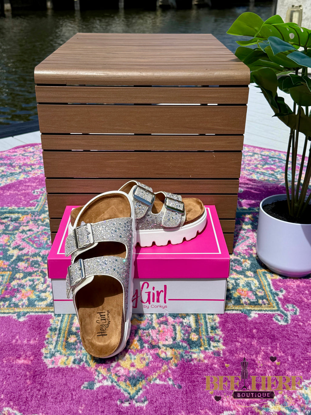 Rumor Has It - Clear Rhinestone by Corkys - BFF Here