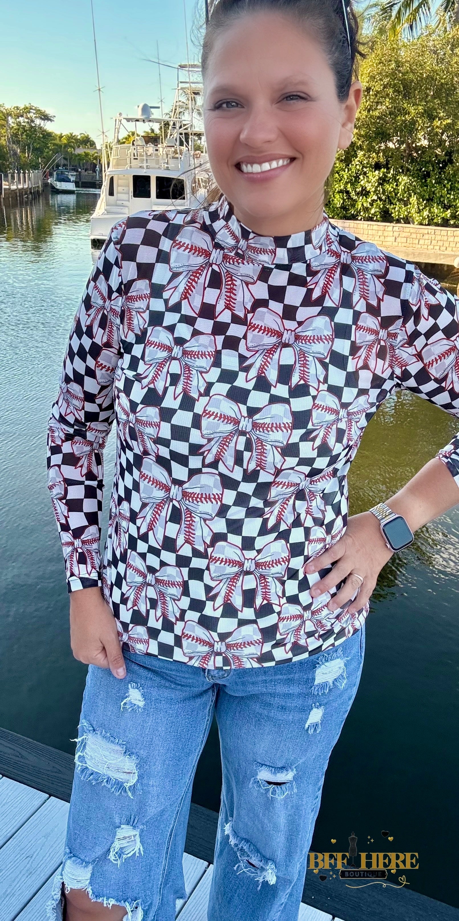 Dirt and Diamonds Mesh Top by Sterling Kreek - BFF Here