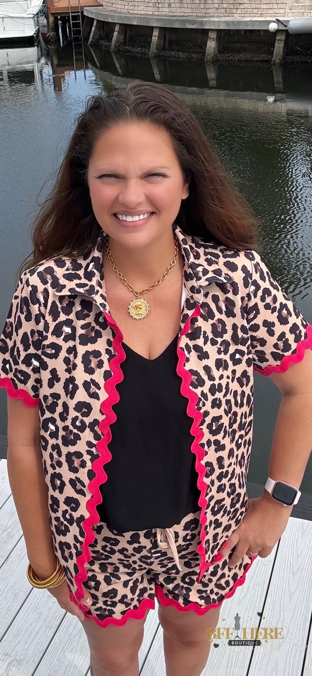 Savannah Textured Ric Rac Set / Leopard by Jess Lea - BFF Here