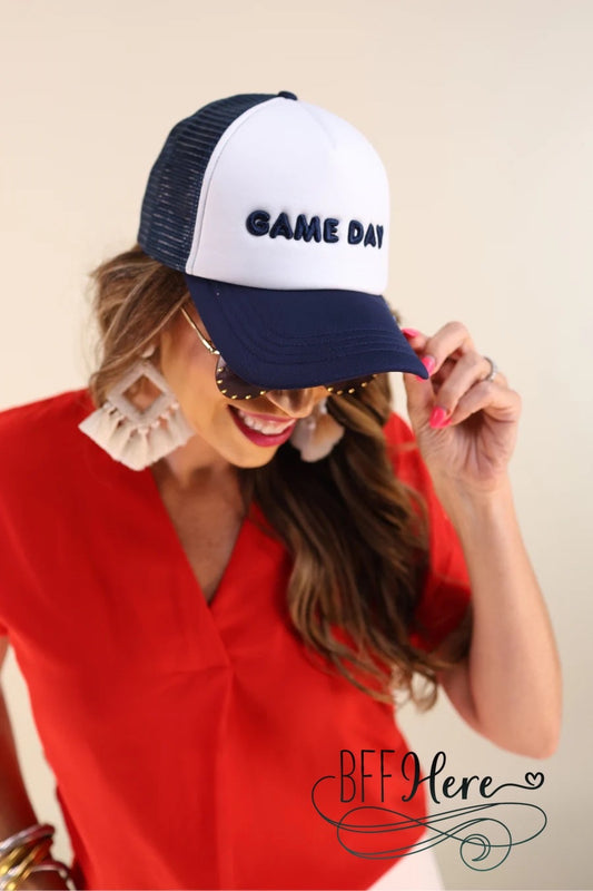 Game Day Trucker Hat by Jess Lea / Choice of Color - BFF Here