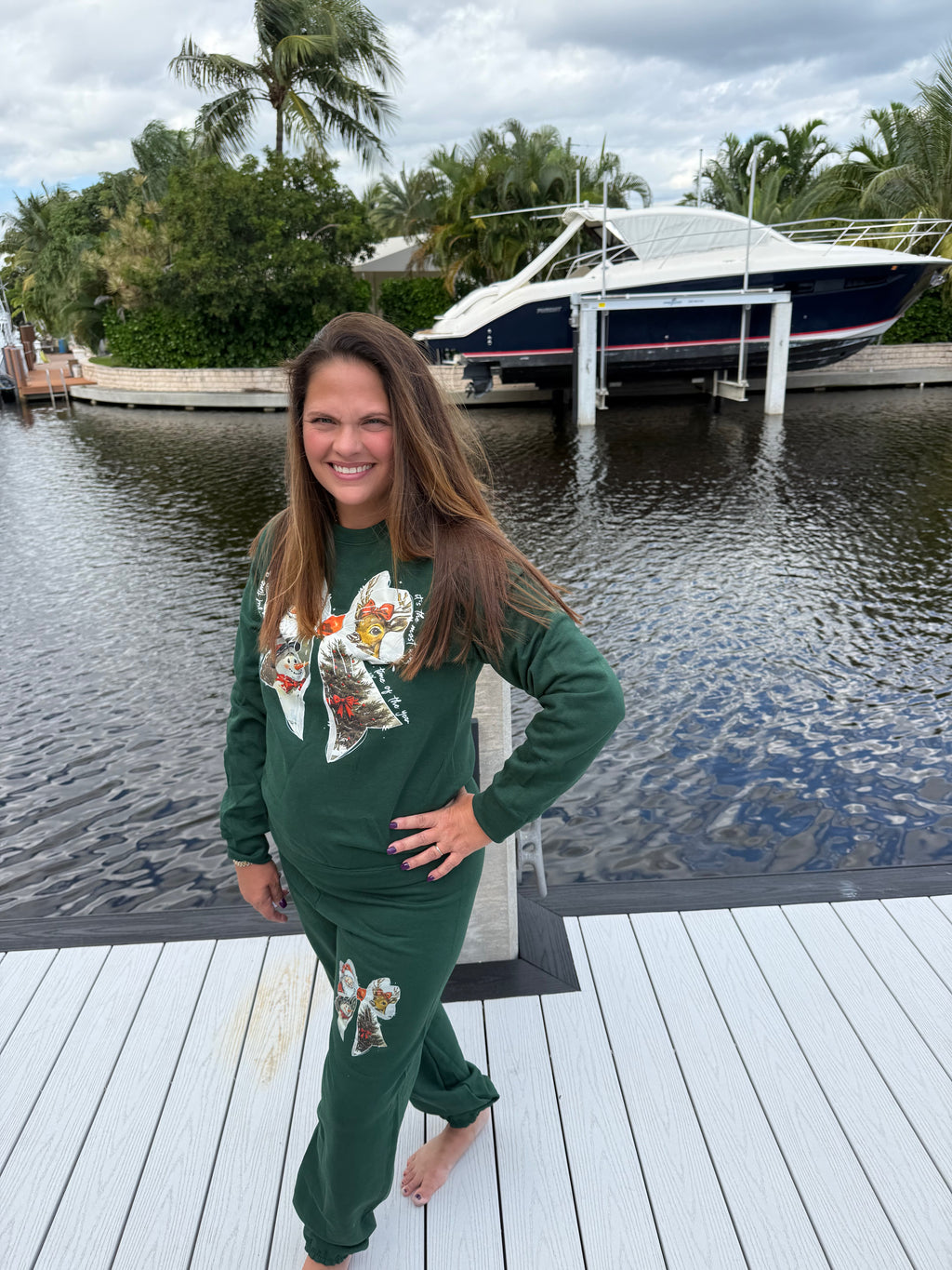 Frosty Bow Sweatshirt or Sweatpants - BFF Here