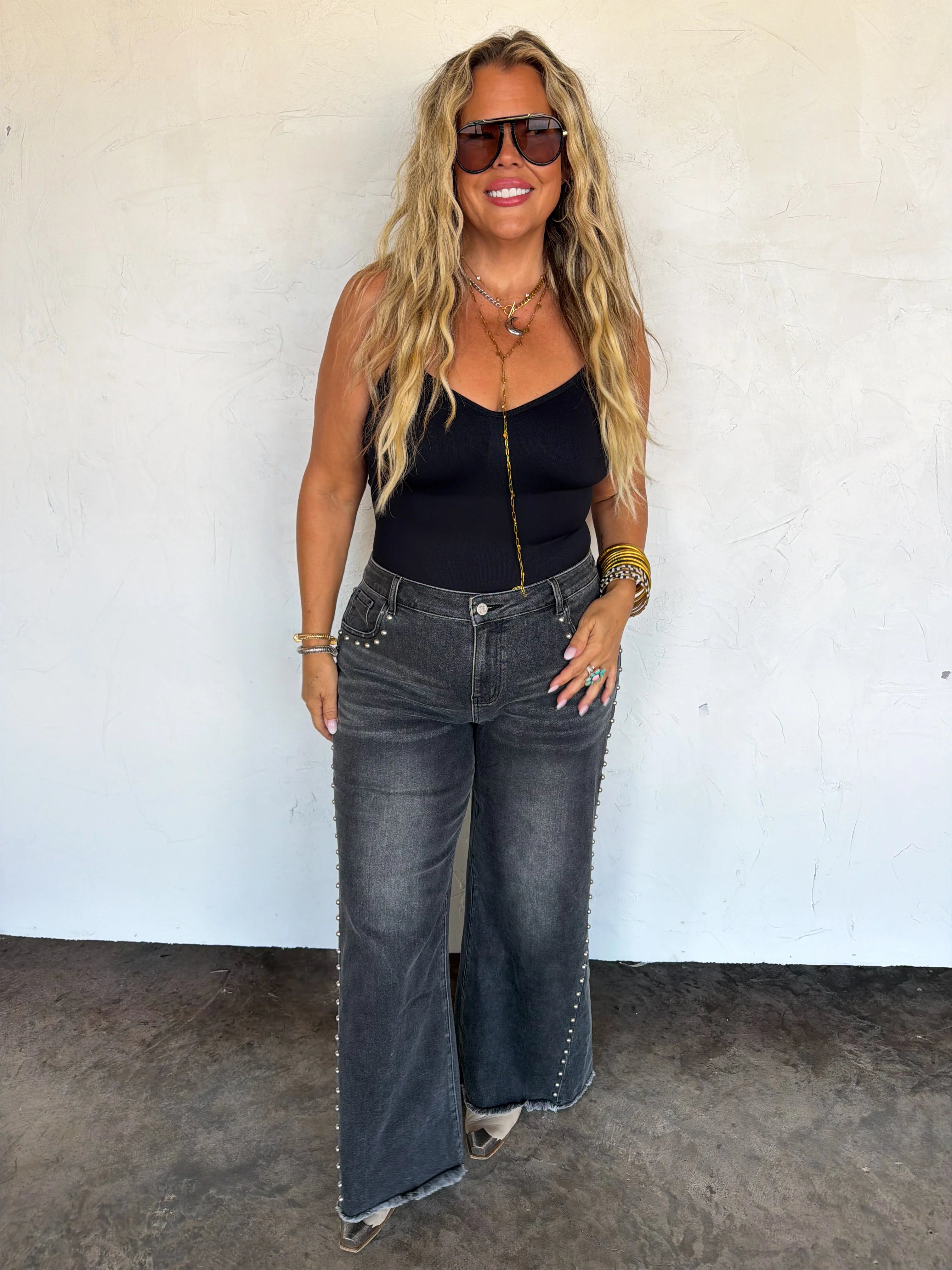 PREORDER: Off The Grid Studded Jeans by Blakeley (ETA: November)