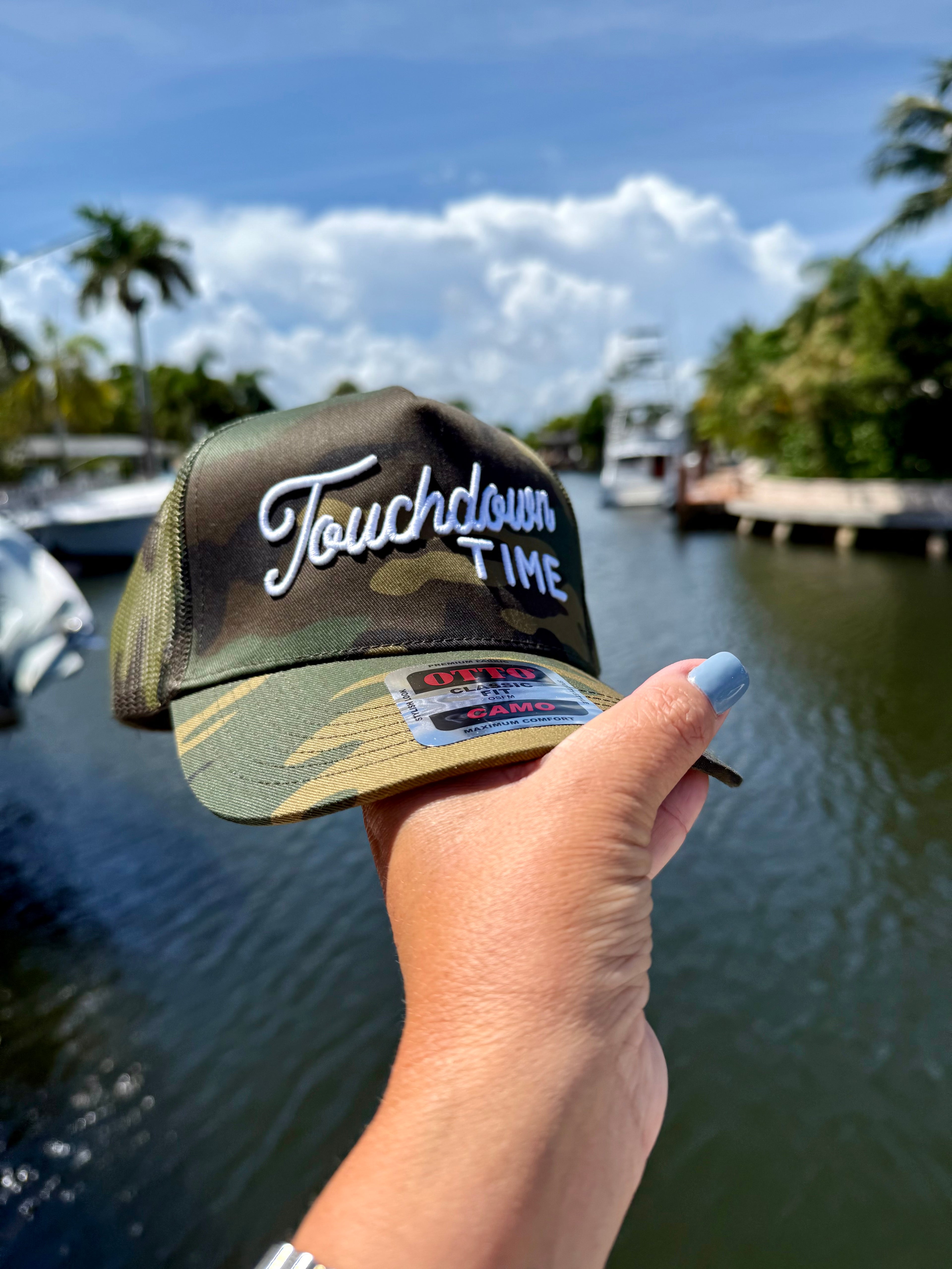 Touchdown Time Trucker Hat - BFF Here