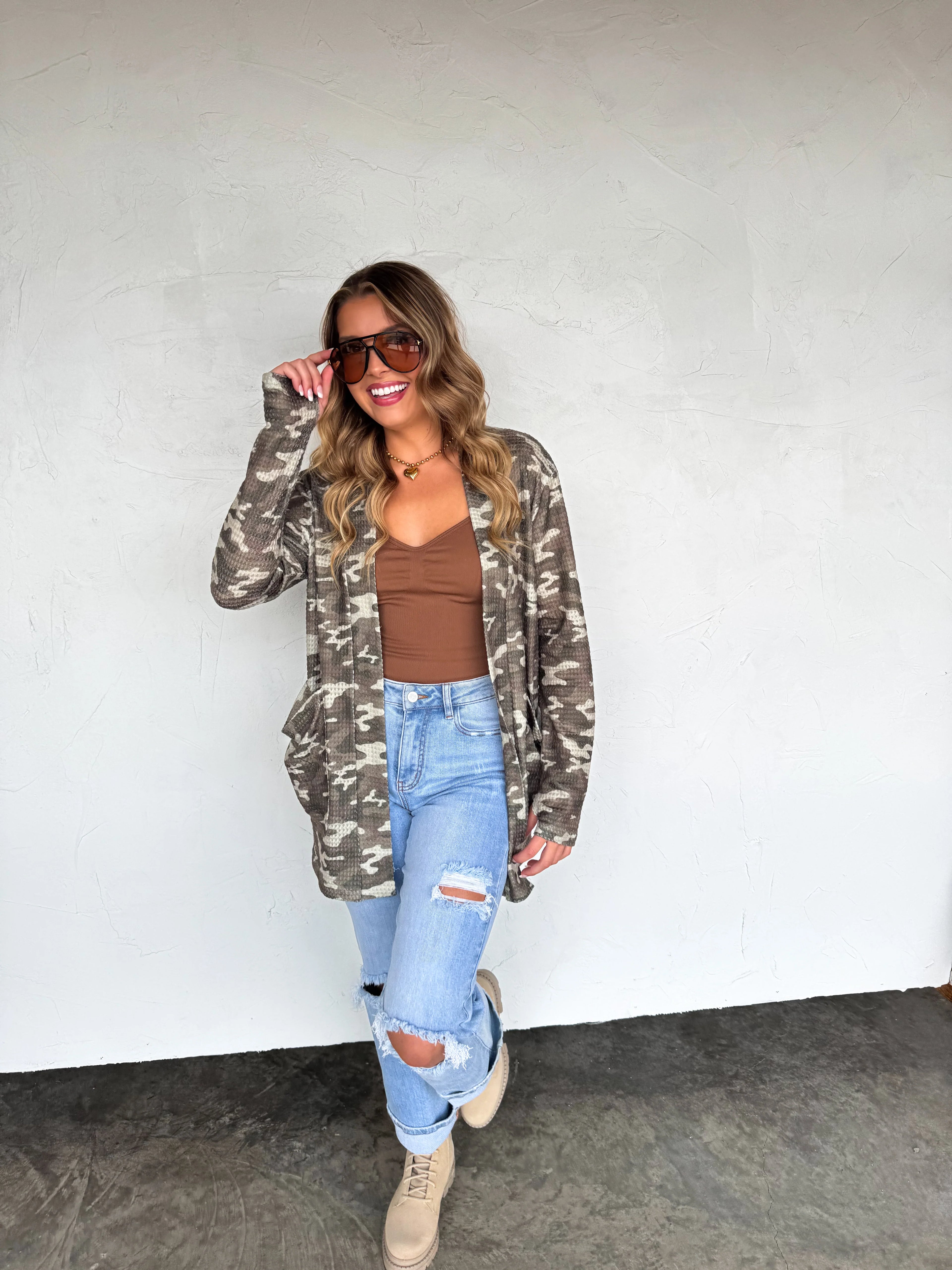 PREORDER: Lola Cardigan by Blakeley / Camo or Leopard (ETA: Beginning of October) - BFF Here