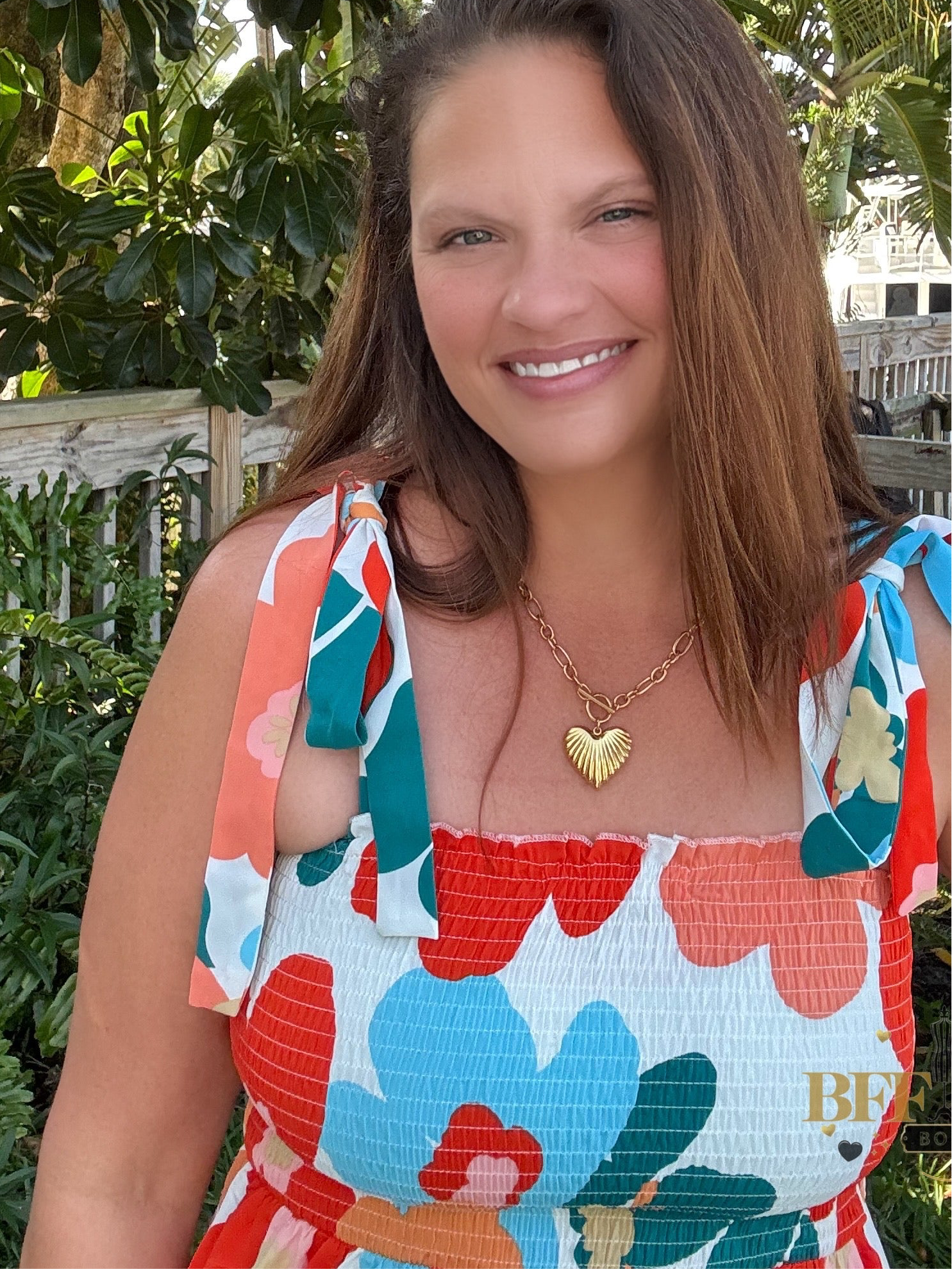 Tropical Charm Smocked Dress - BFF Here