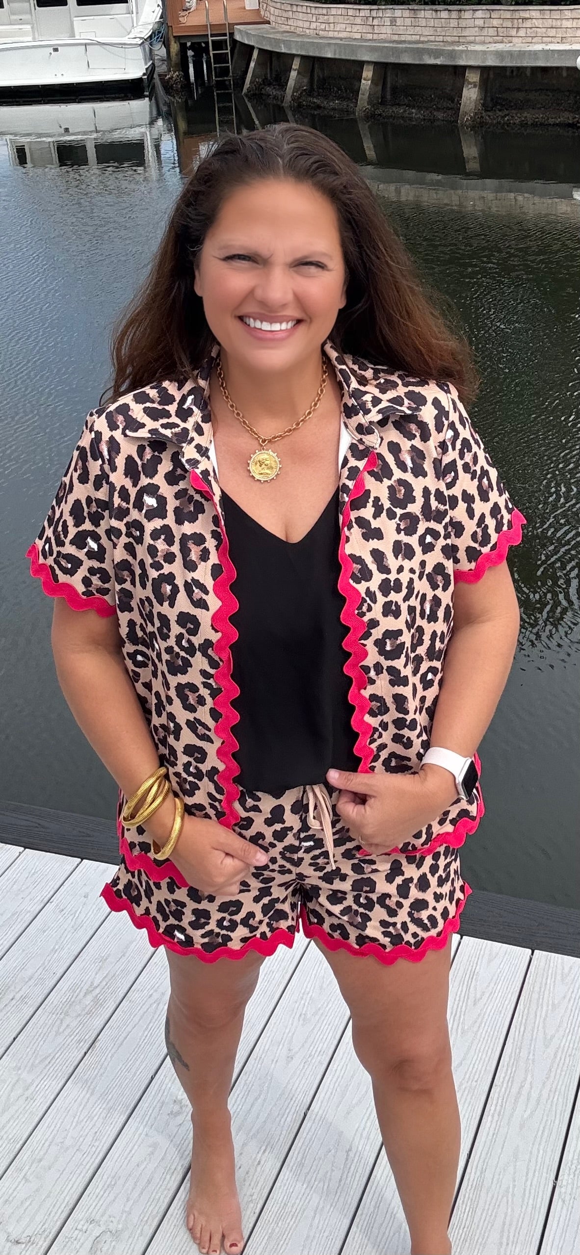 Savannah Textured Ric Rac Set / Leopard by Jess Lea - BFF Here