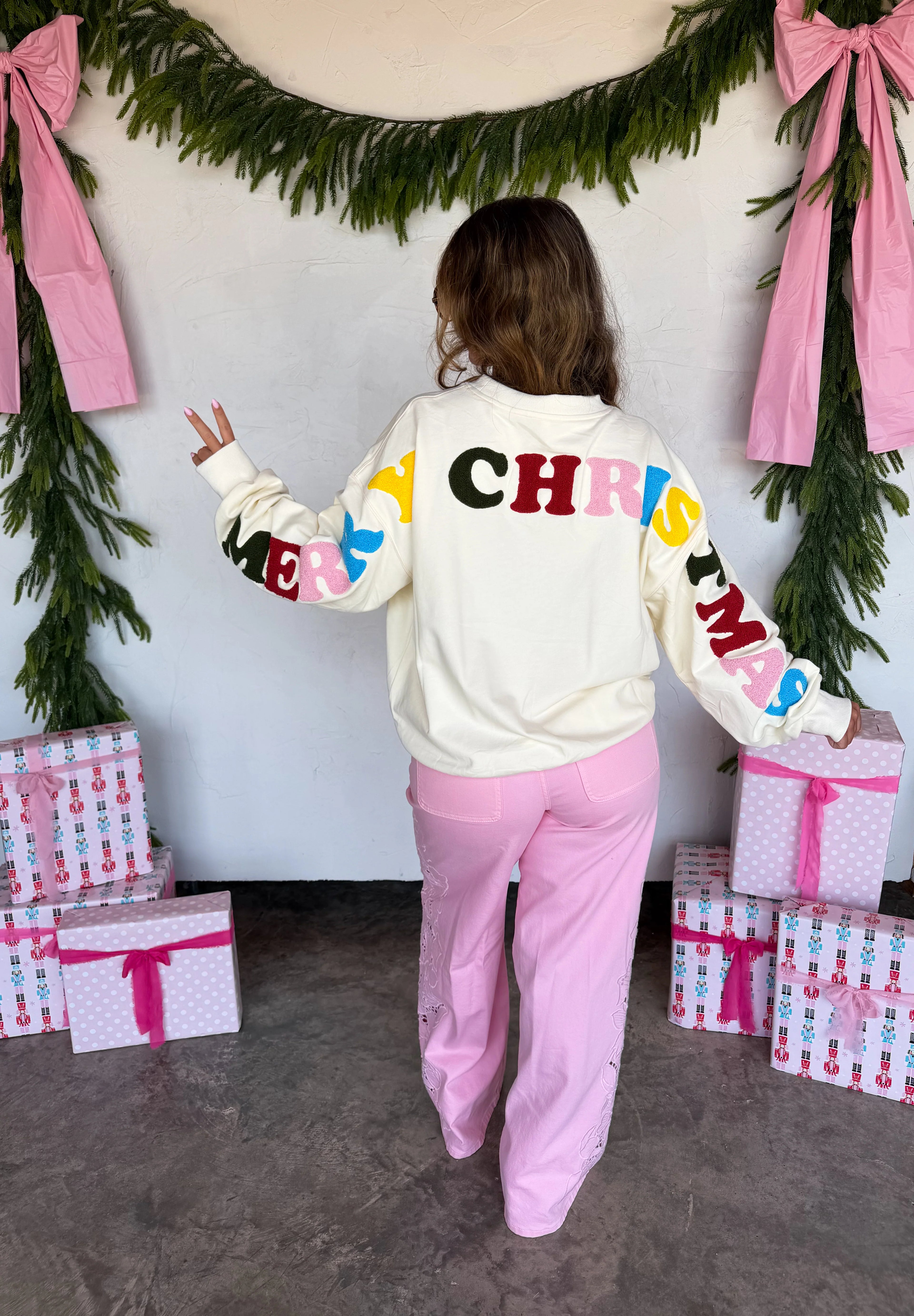 PREORDER: Merry Message Sweatshirt by Blakeley (ETA: October)