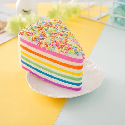 Squishy Rainbow Cake Toy (Ships in 3-4 Weeks) - BFF Here