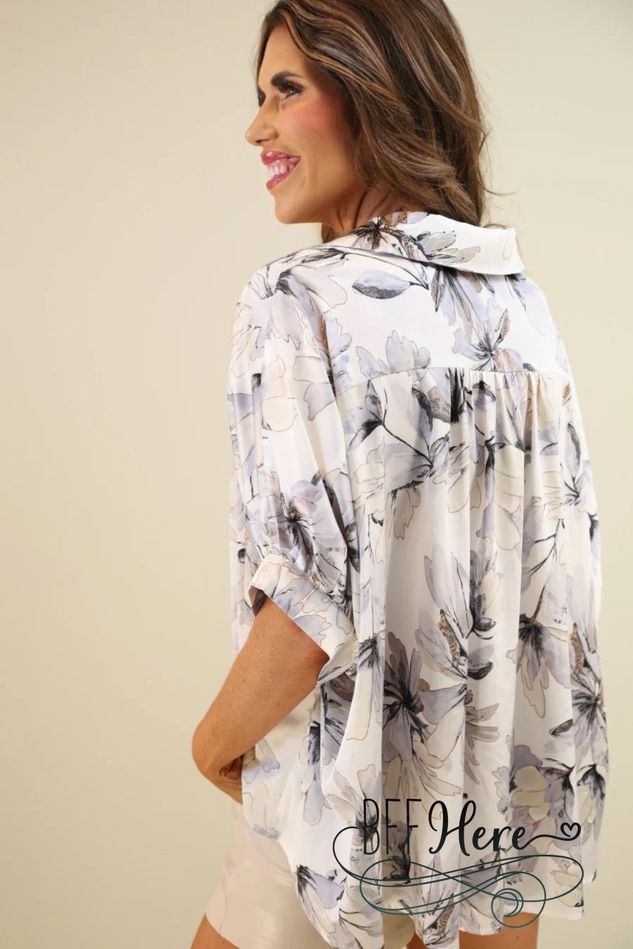 Look My Way Oversized Top by Jess Lea - BFF Here