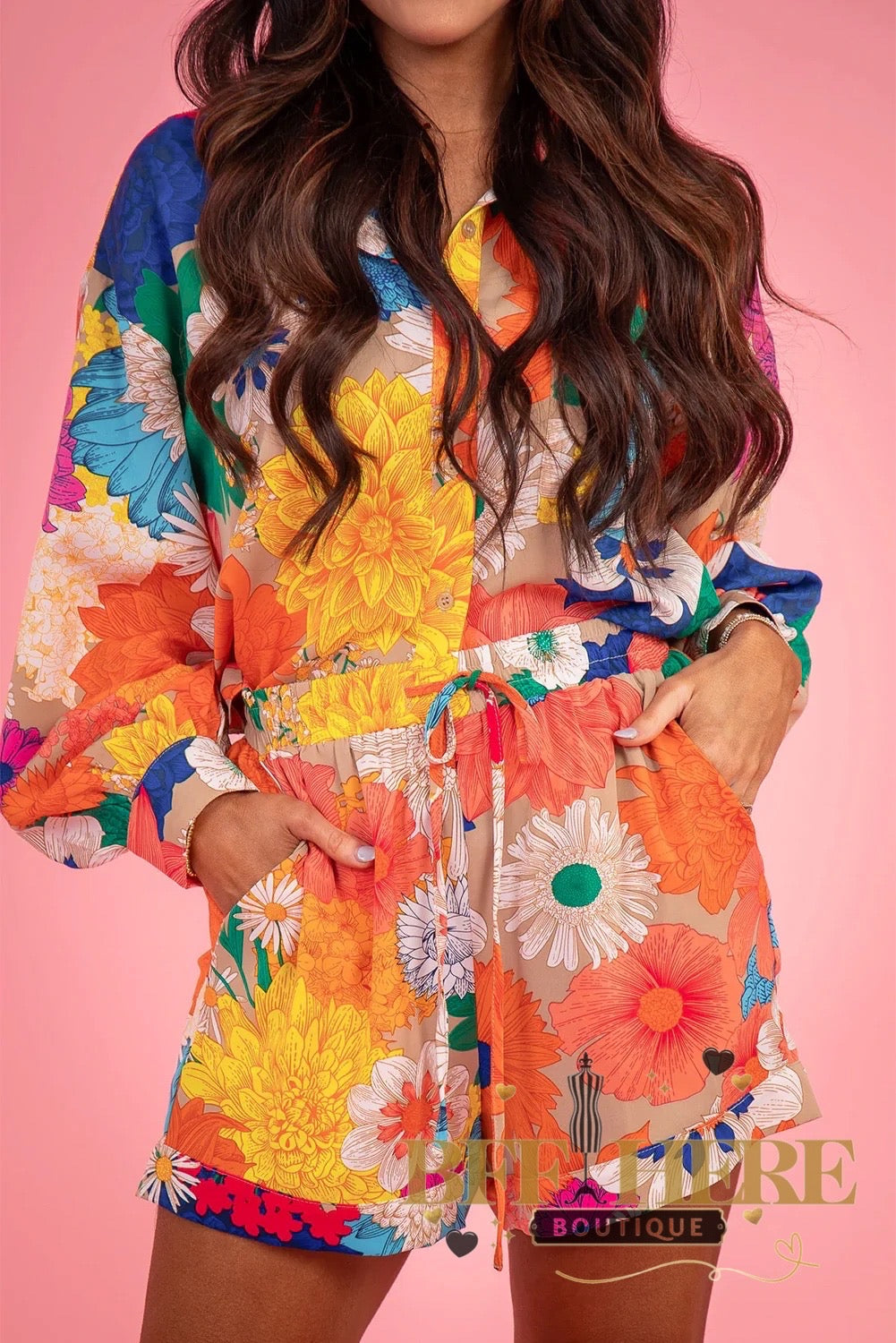 Wildflower Escape Shorts Set - BFF Here