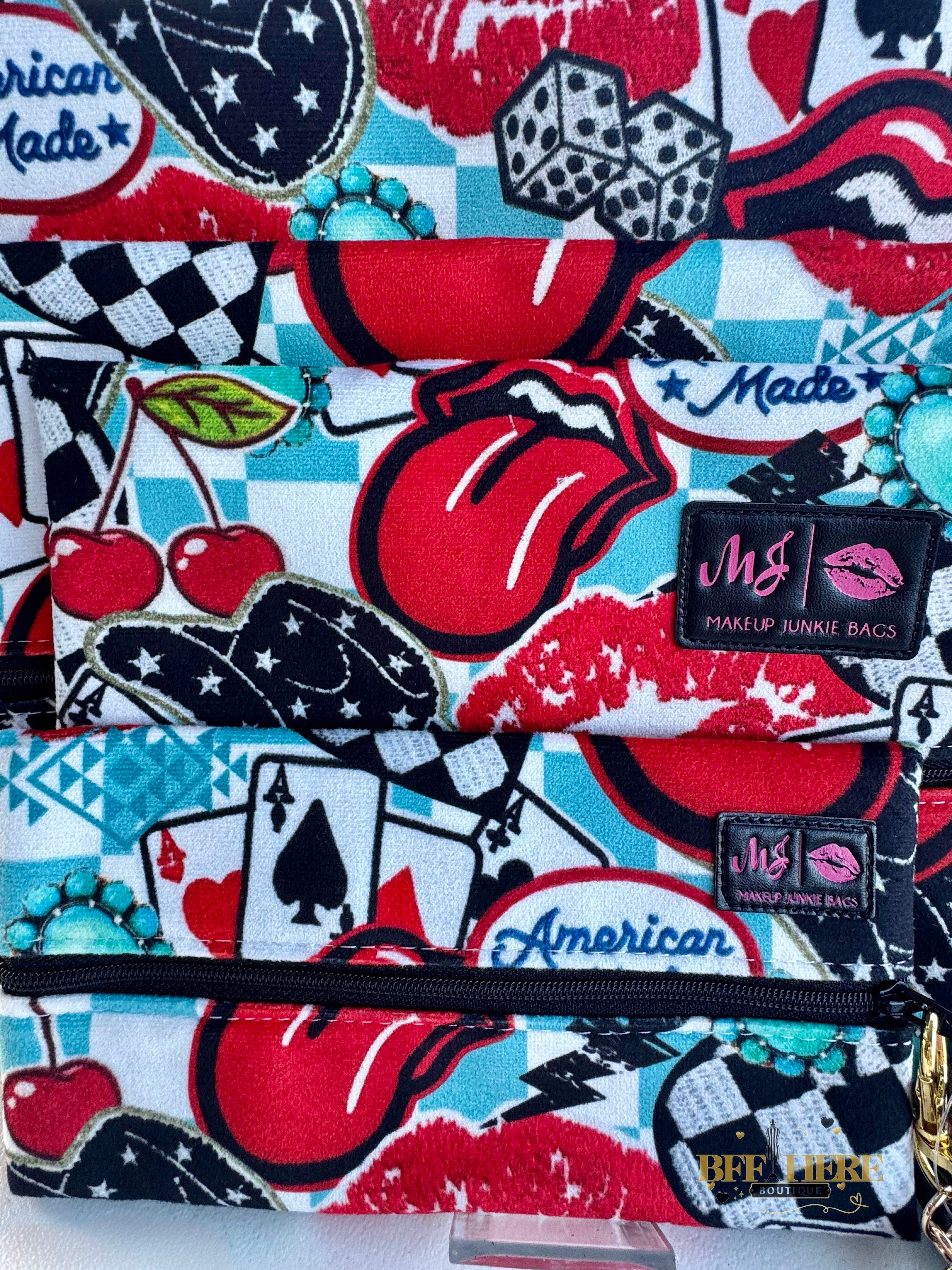 All American by Makeup Junkie Bags - BFF Here