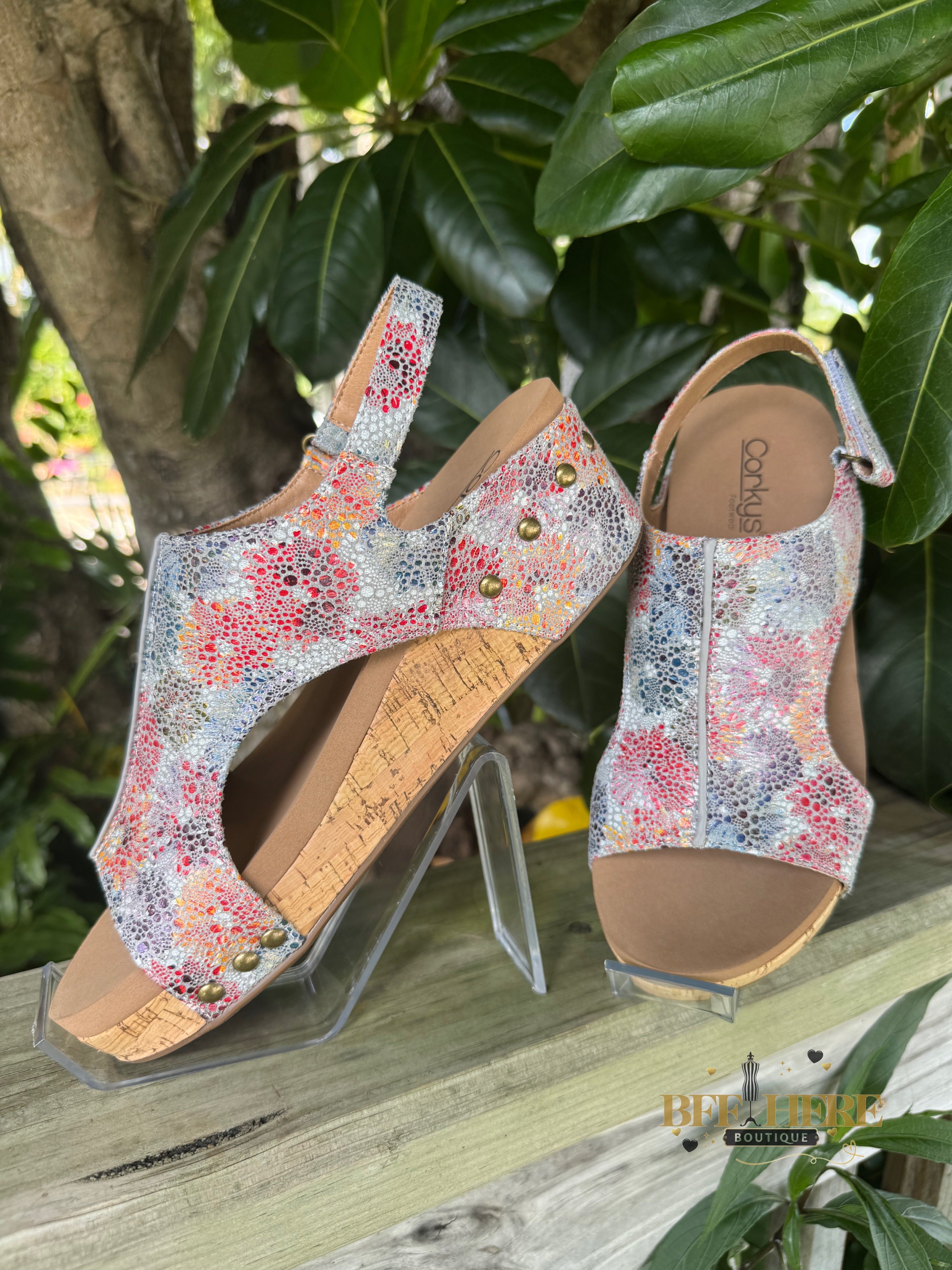 Volta II — Bright Multi Washed Floral by Corkys - BFF Here