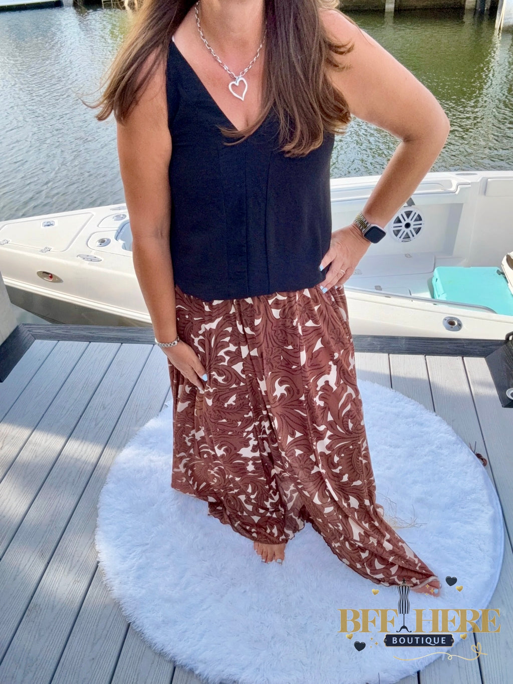 Tooled In Paradise Skirt by Sterling Kreek - BFF Here
