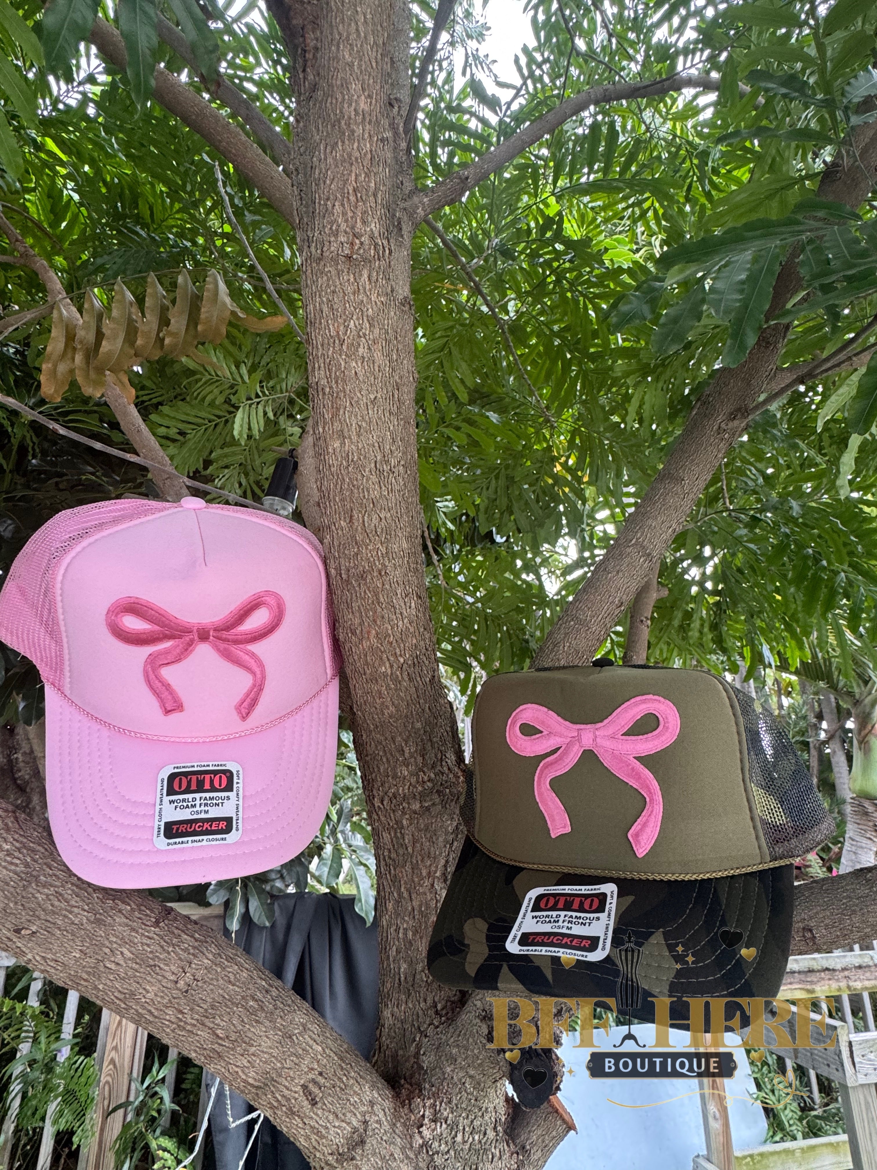 Bow Babe Trucker Hat / Choice of Color - BFF Here