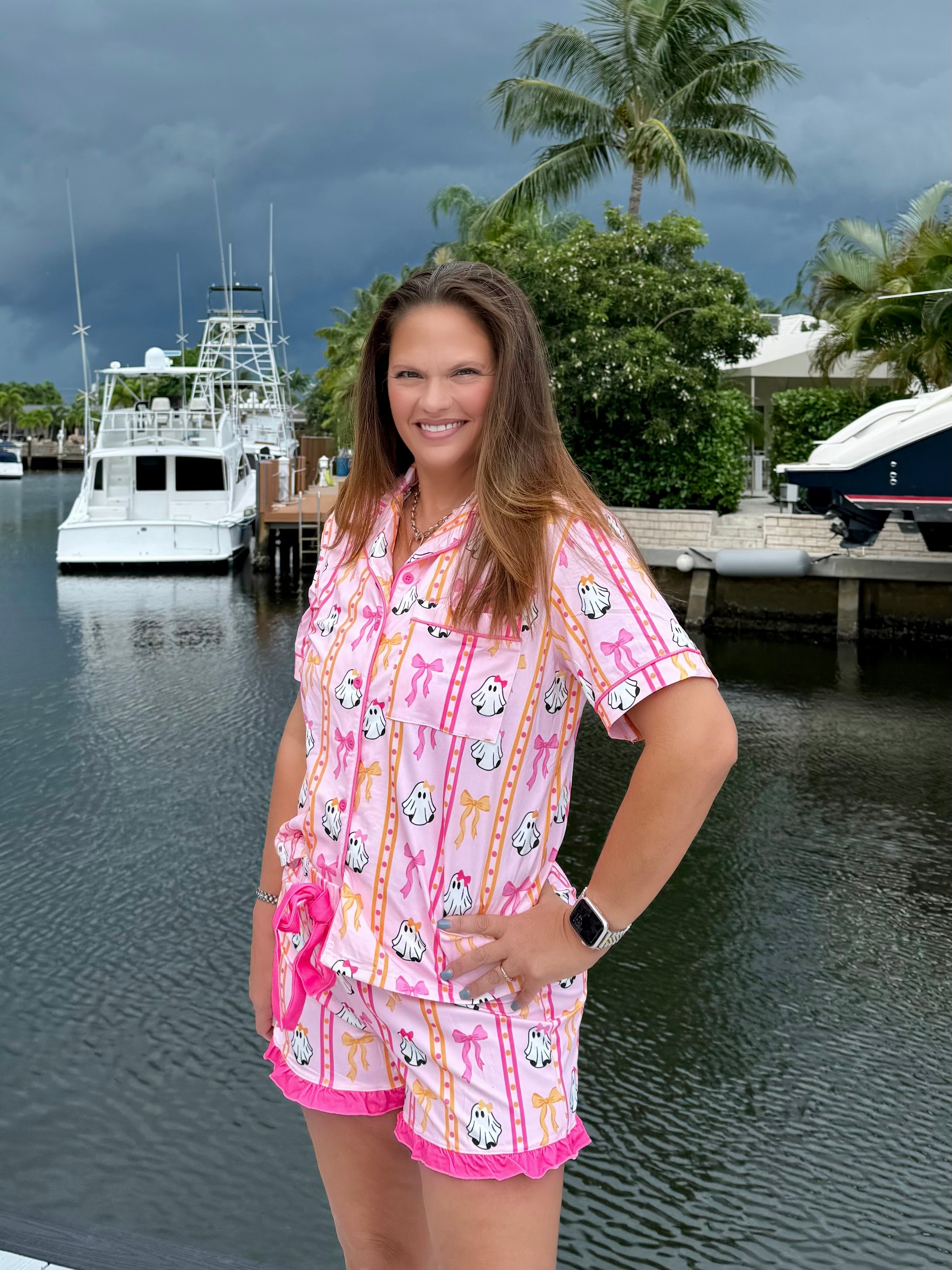 Gigi The Ghost Ruffle Pajama Set by Jess Lea - BFF Here