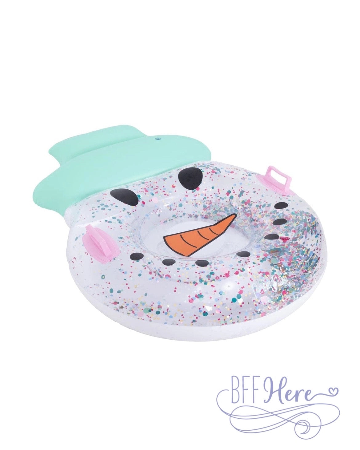 PREORDER: Mr. Snowman Confetti Filled Inflatable Snow Tube by Packed Party (Ships End of October) - BFF Here