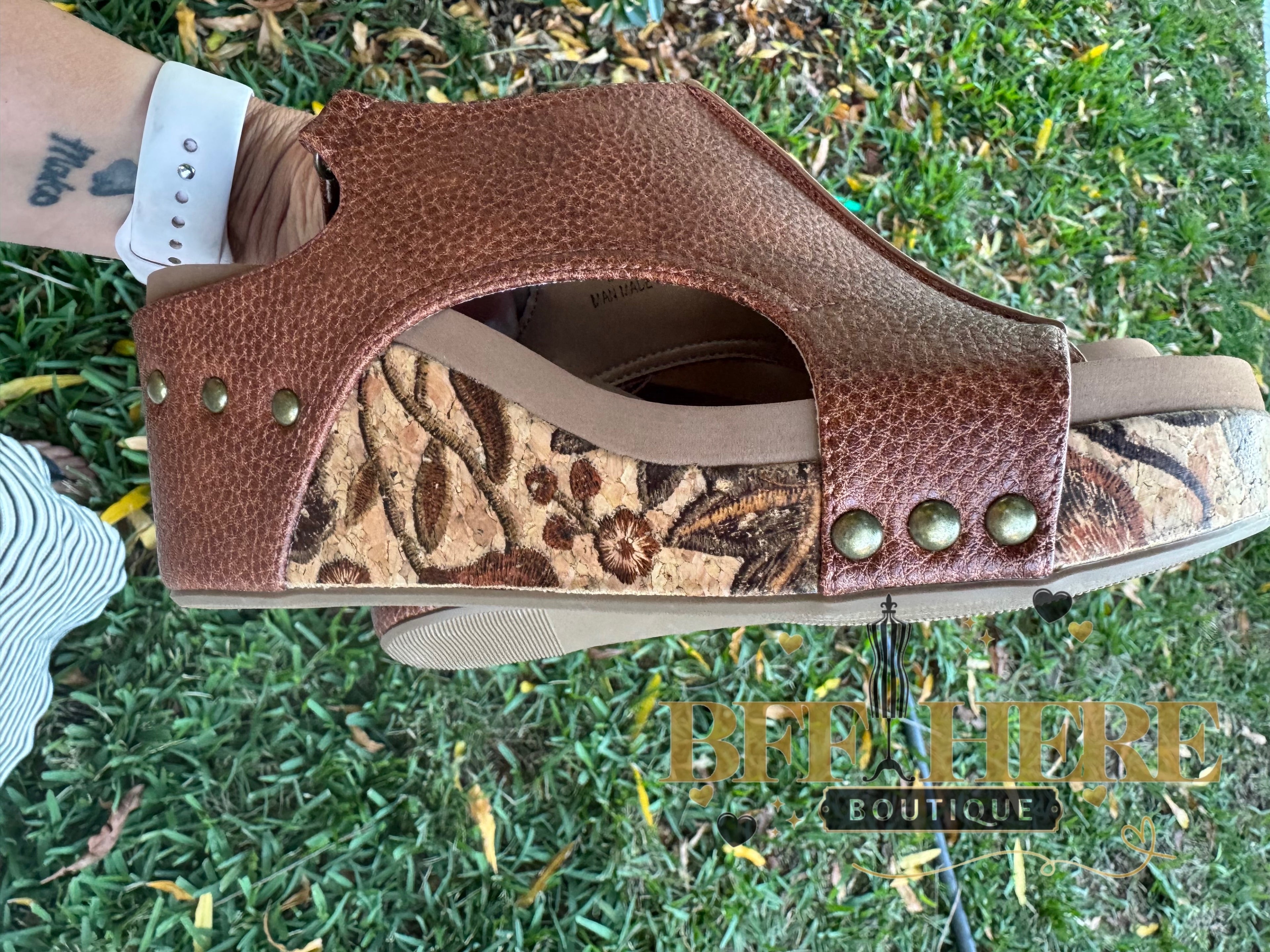 Carley - Cognac Tumbled by Corkys - BFF Here