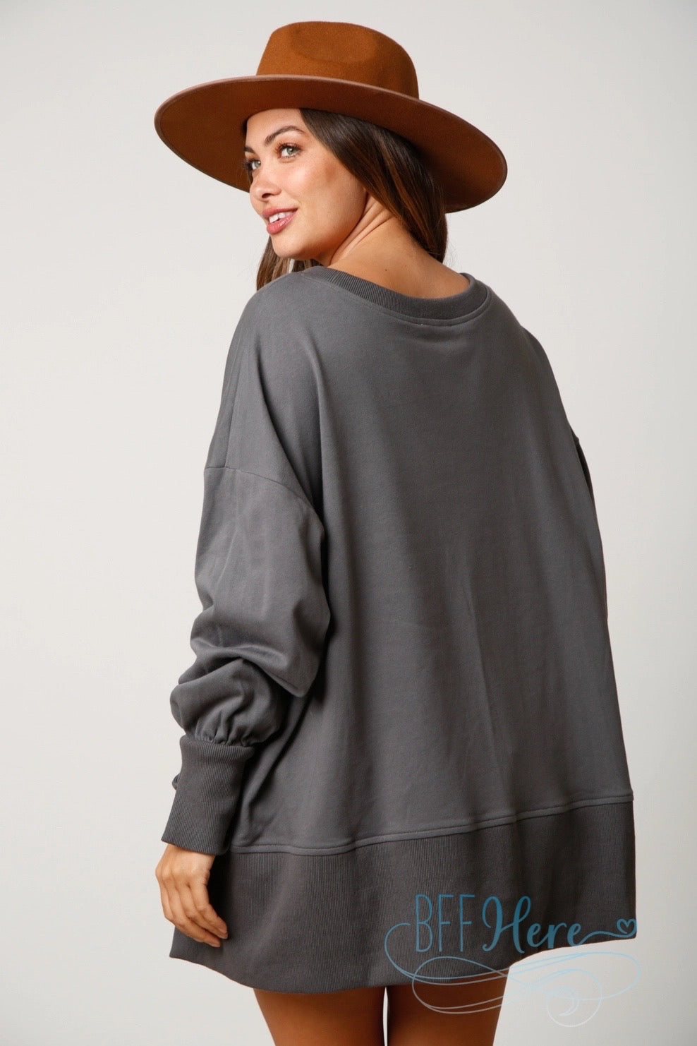 Warm Wishes, Sparkling Style: Cheers Hot Cocoa Sequin Sweatshirt - BFF Here