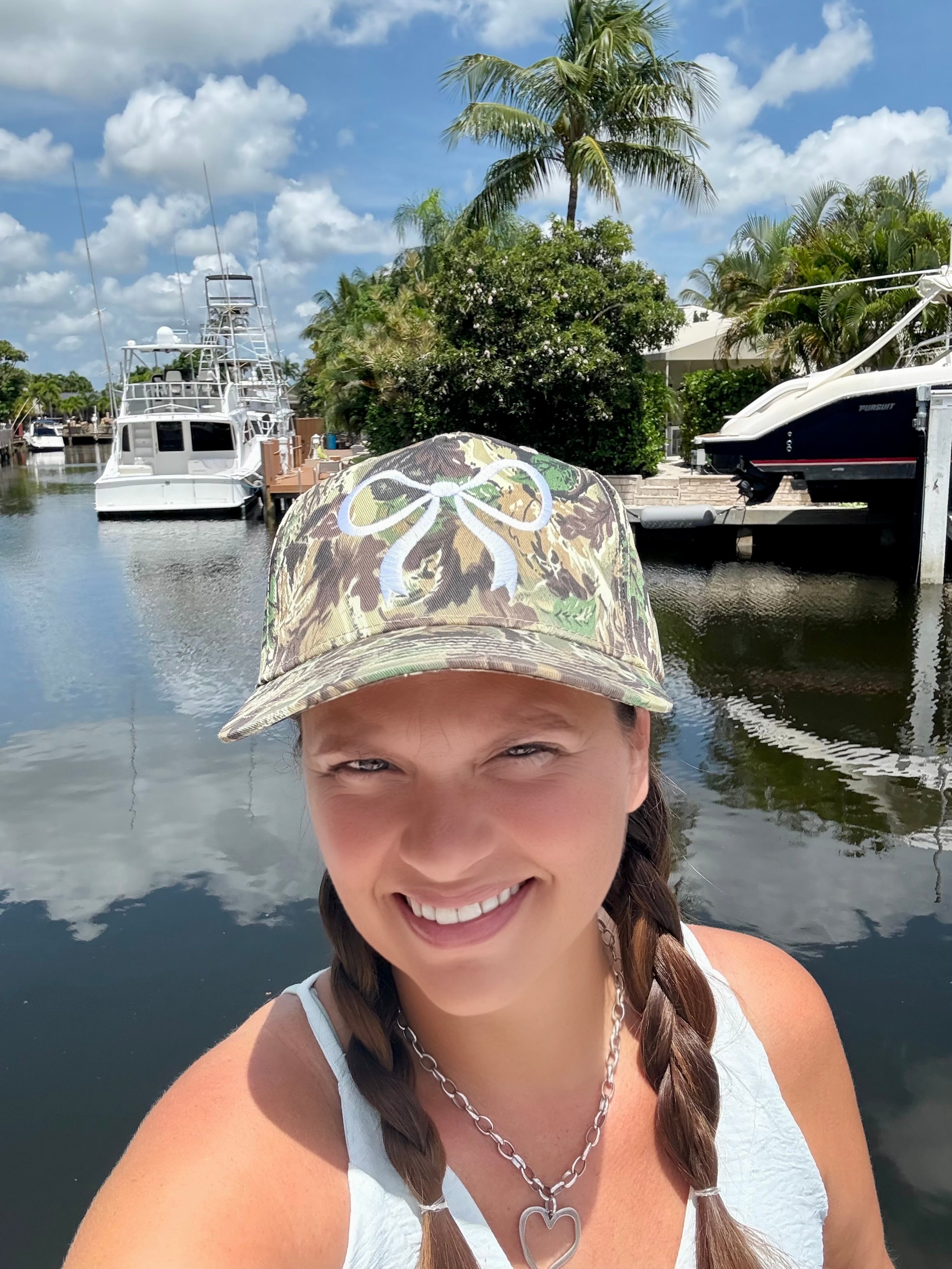 Camo Ribbon Cap - BFF Here