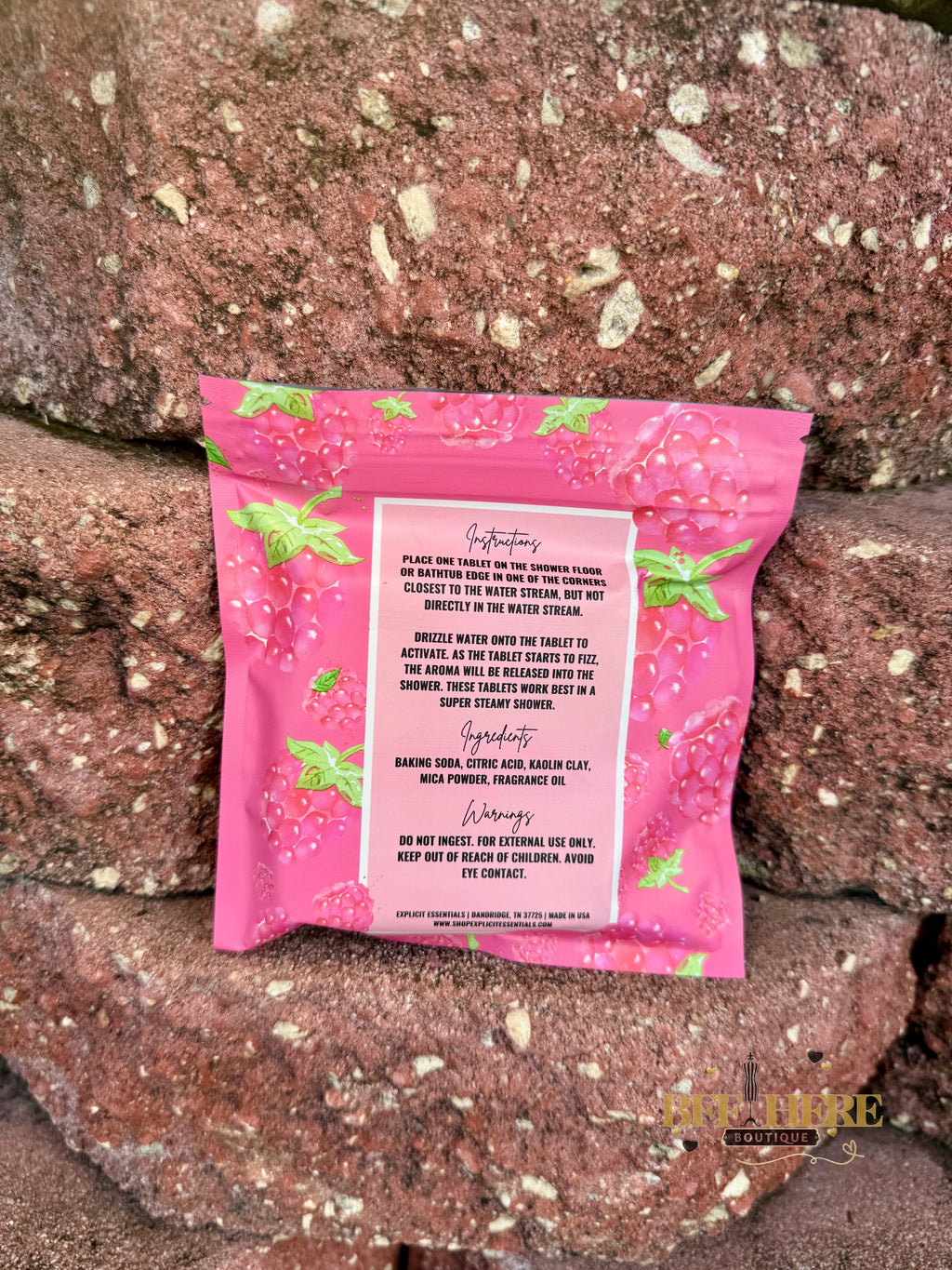 Shower Steamers by Explicit Essentials (Choice of Scent) - BFF Here
