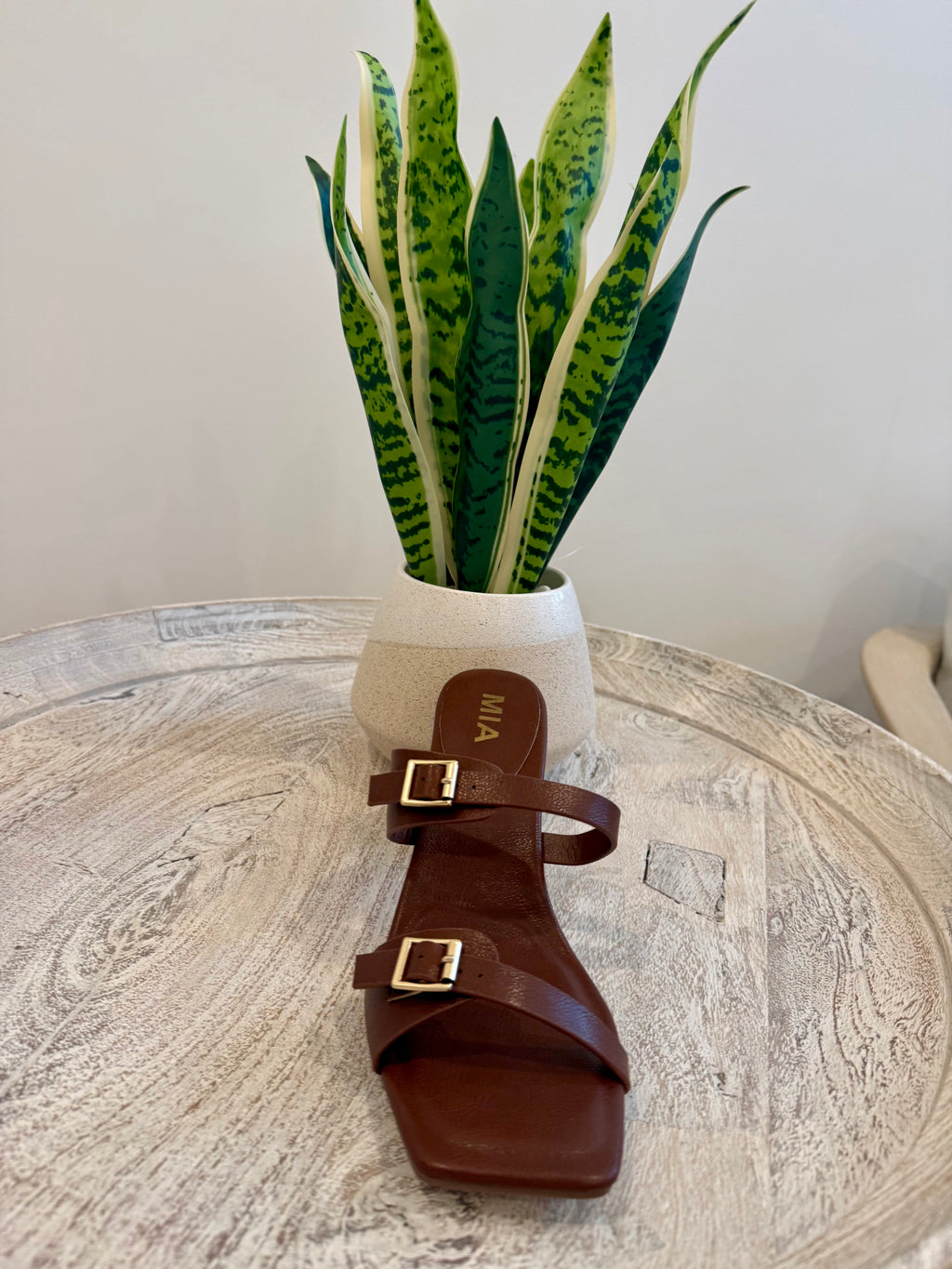 Rene  – Brown | by MIA Shoes / Array (Ships 2-3 weeks) - BFF Here