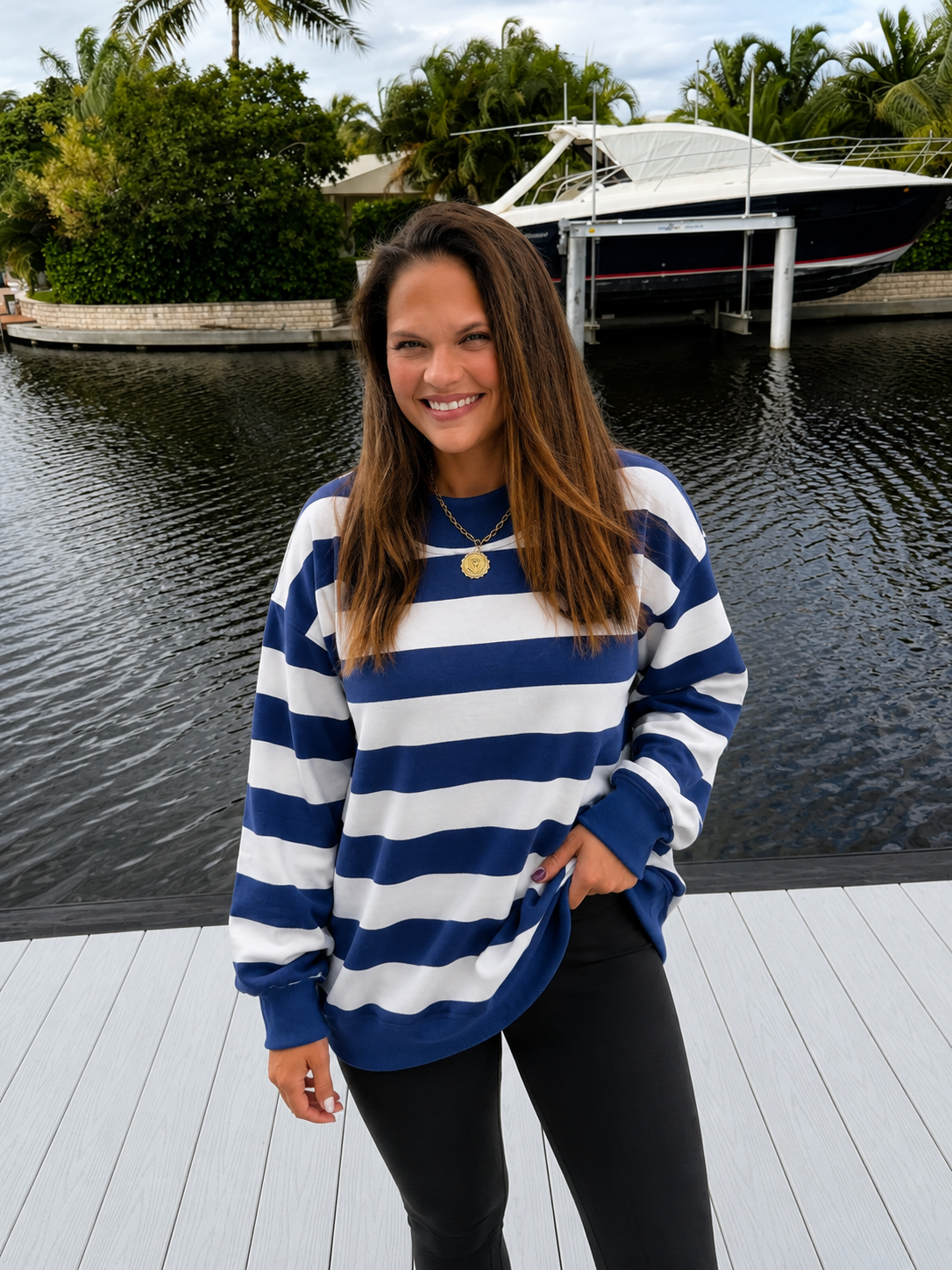 PREORDER: Color Me Coastal Stripe Pullover (ETA: September)