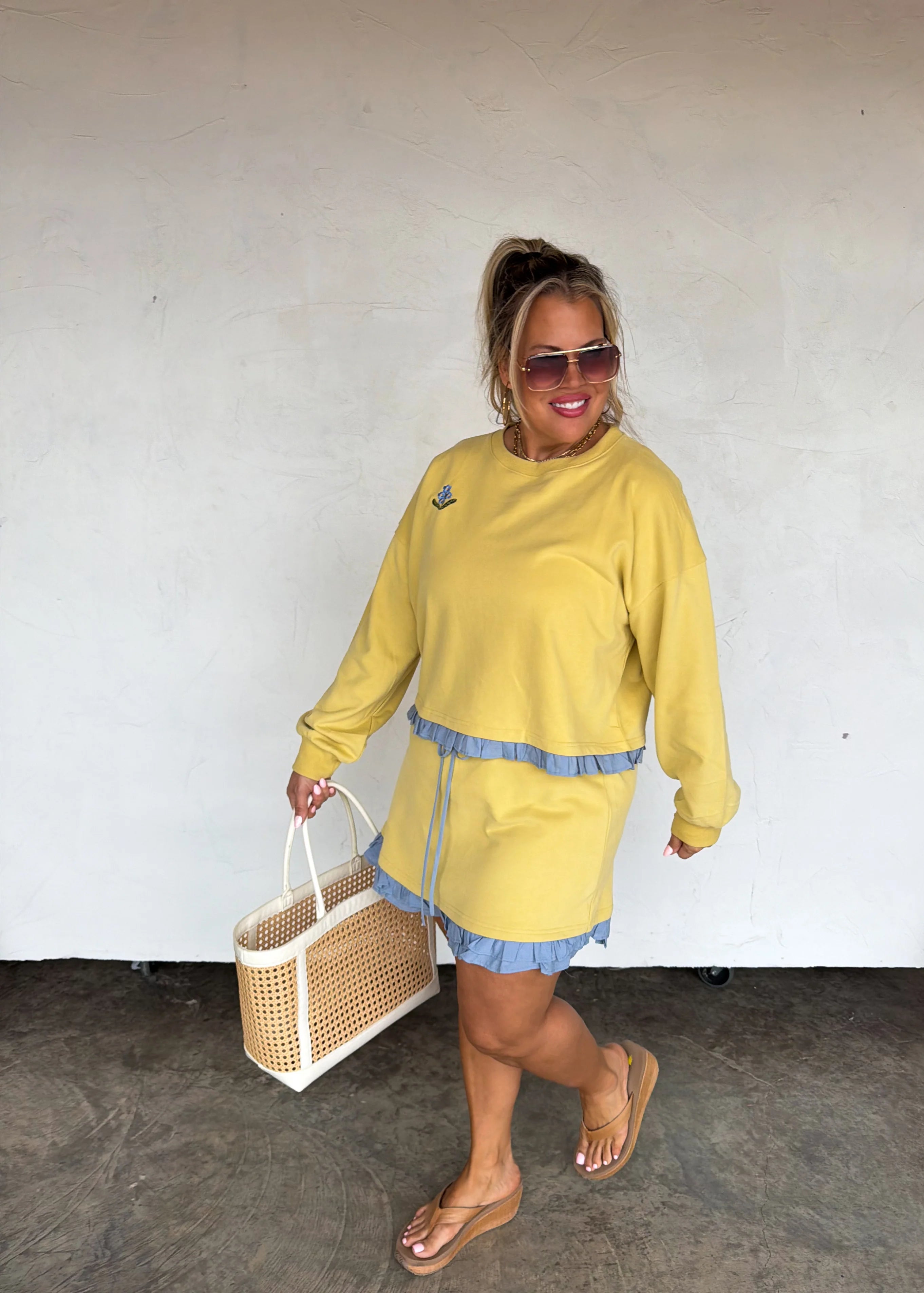 PREORDER: Spring Flowers Skirt Set by Blakeley (ETA: Late April / Early May) - BFF Here