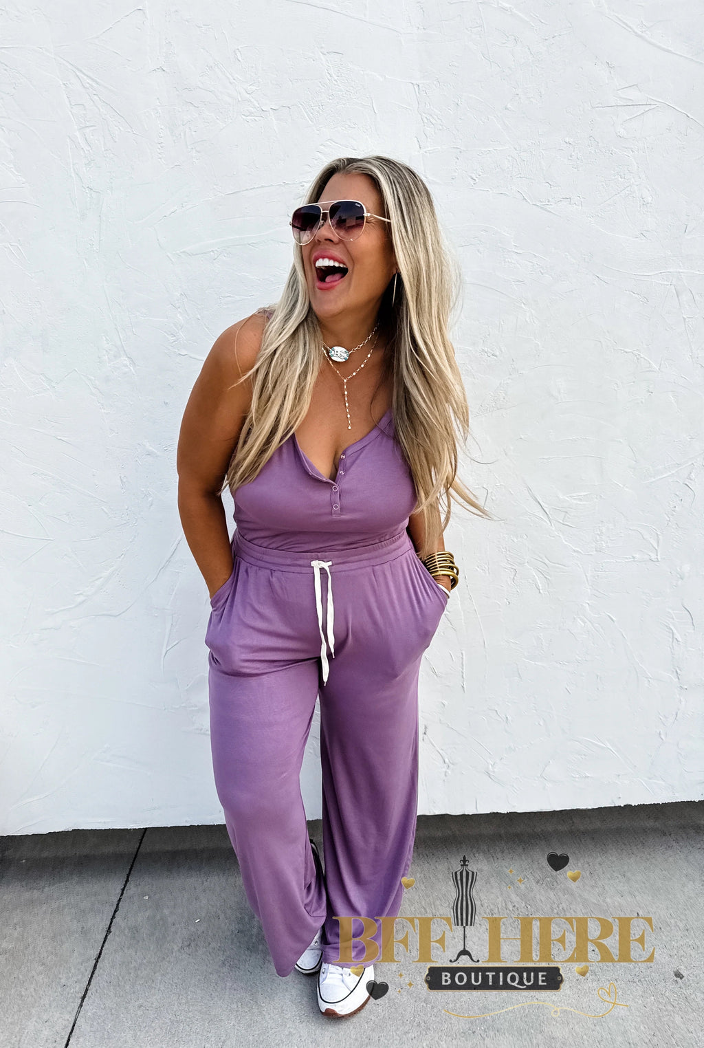 Soft Landing Romper & Cardigan Set by Blakeley - BFF Here