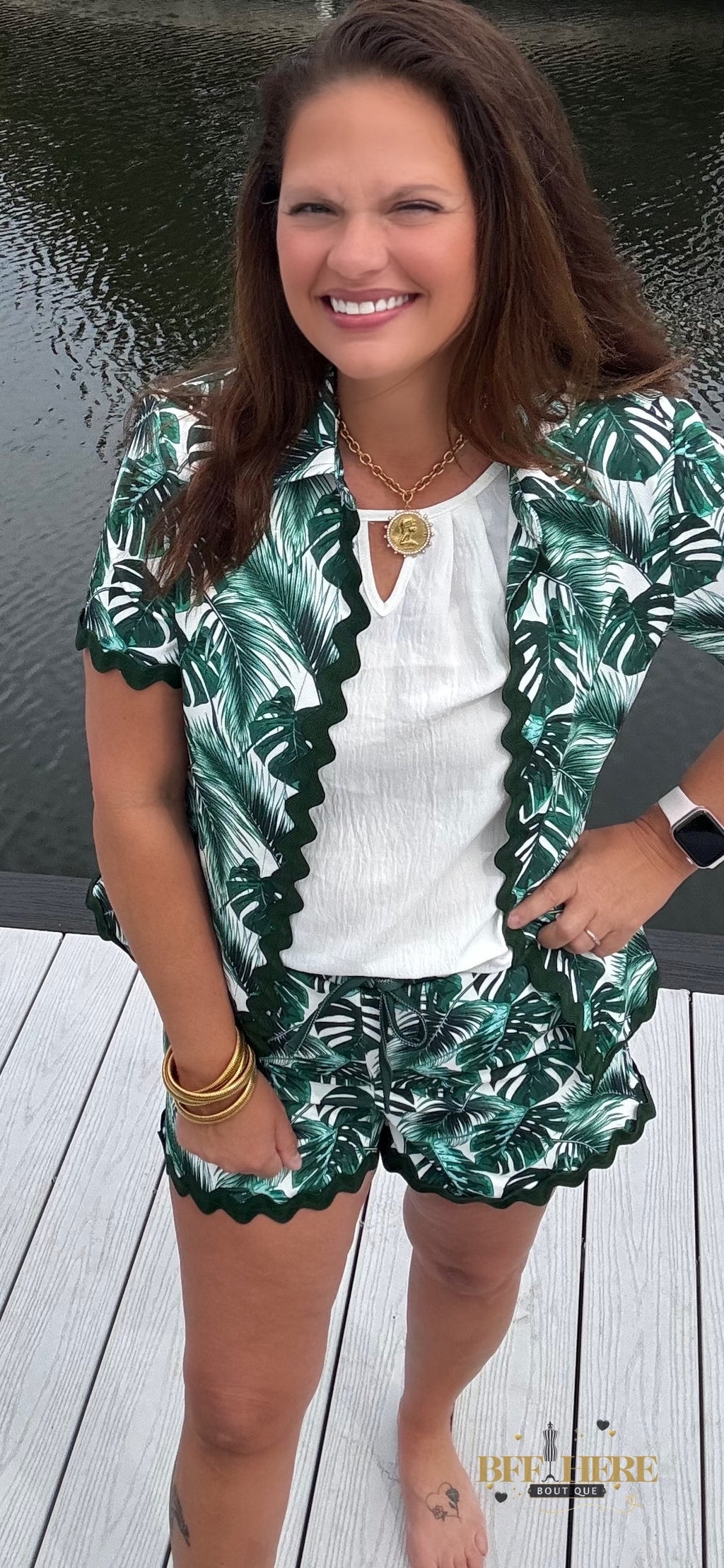 Savannah Textured Ric Rac Set / Palm Leaf by Jess Lea - BFF Here