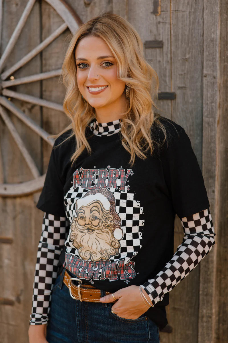 Checked Twice Tee by Sterling Kreek